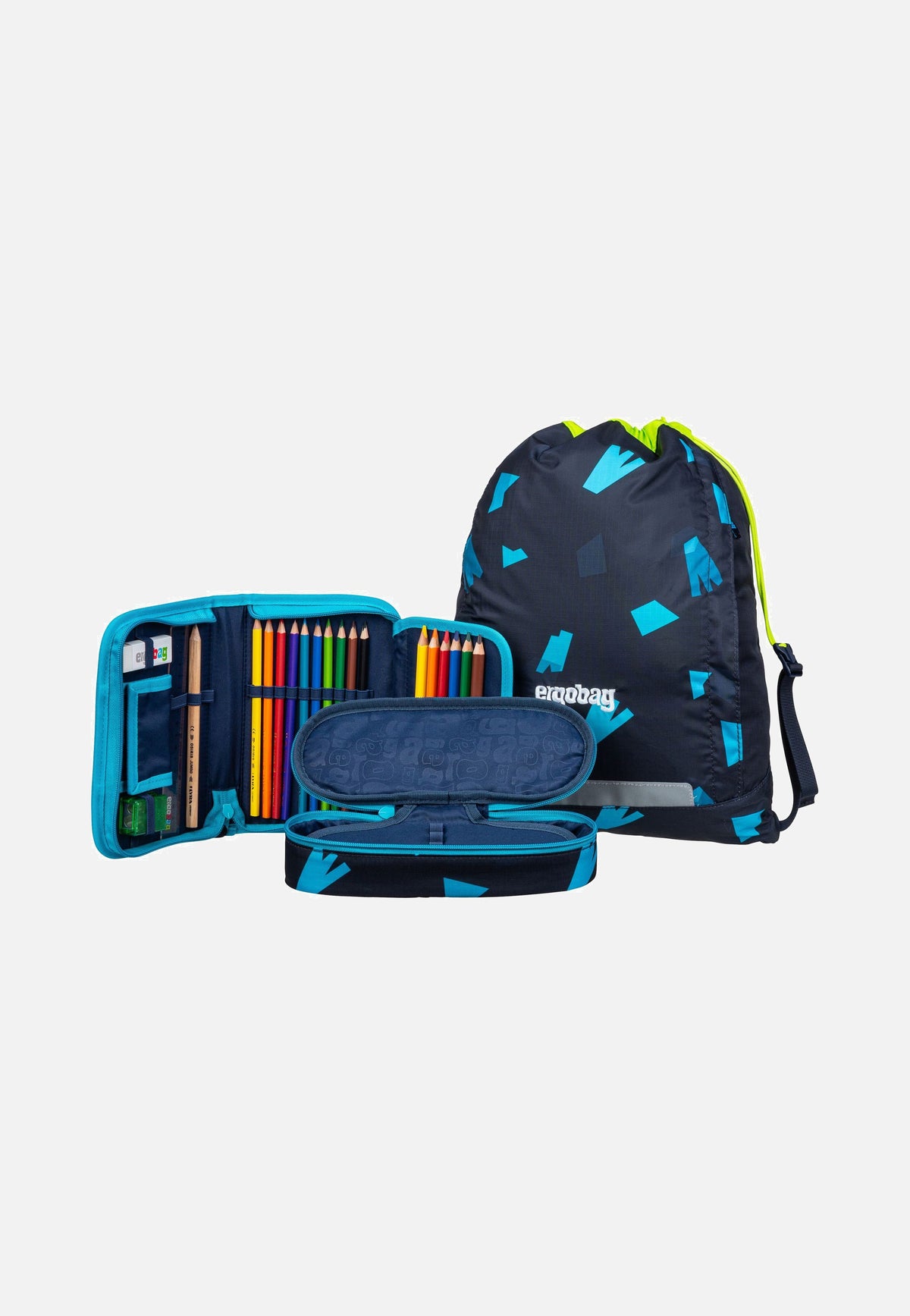 ergobag cubo light Set VerfolgBärjagd Schooltas