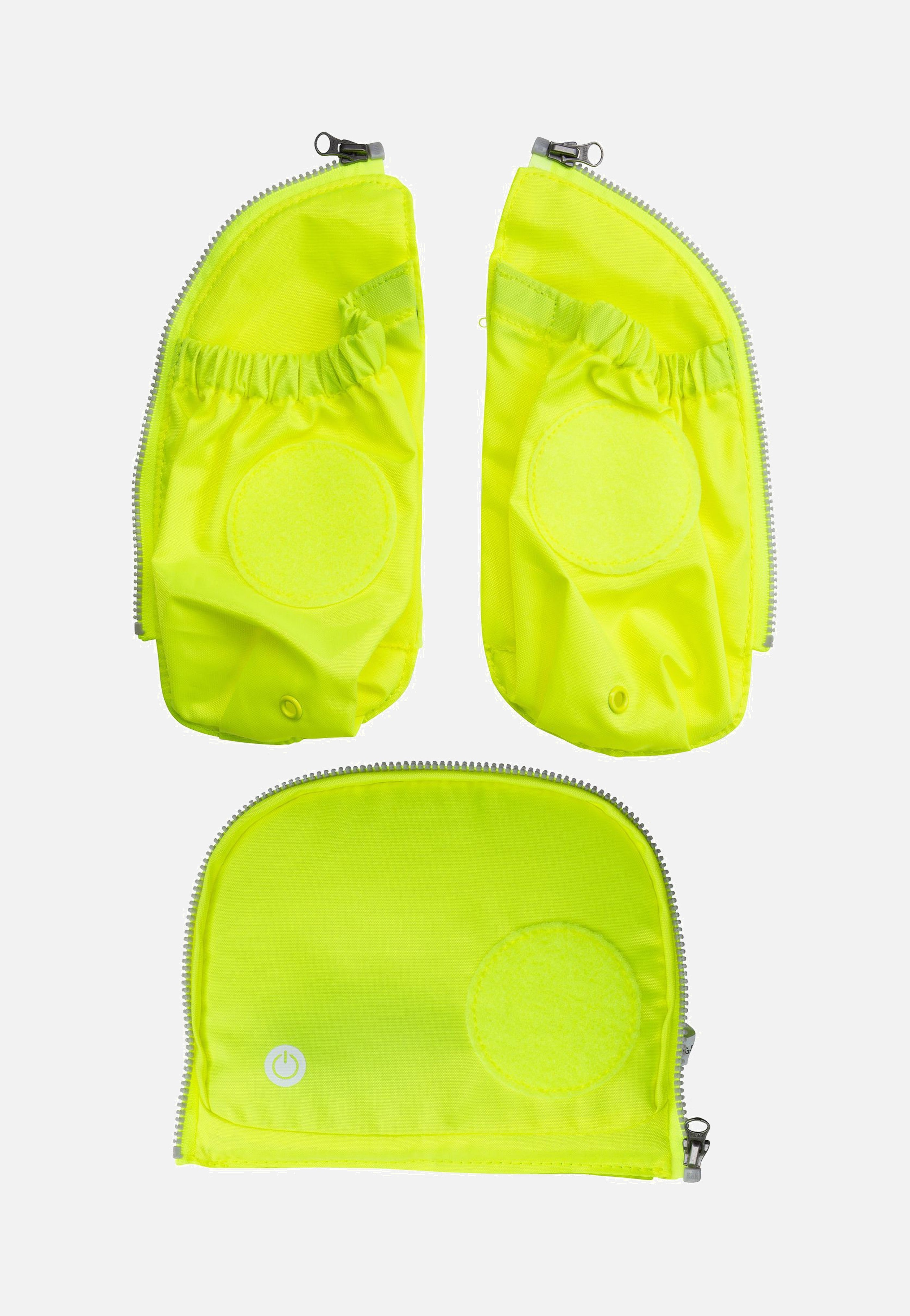 ergobag - LED Fluo Seitentaschen Zip-Set Gelb - School Accessorie | Neutral-Image