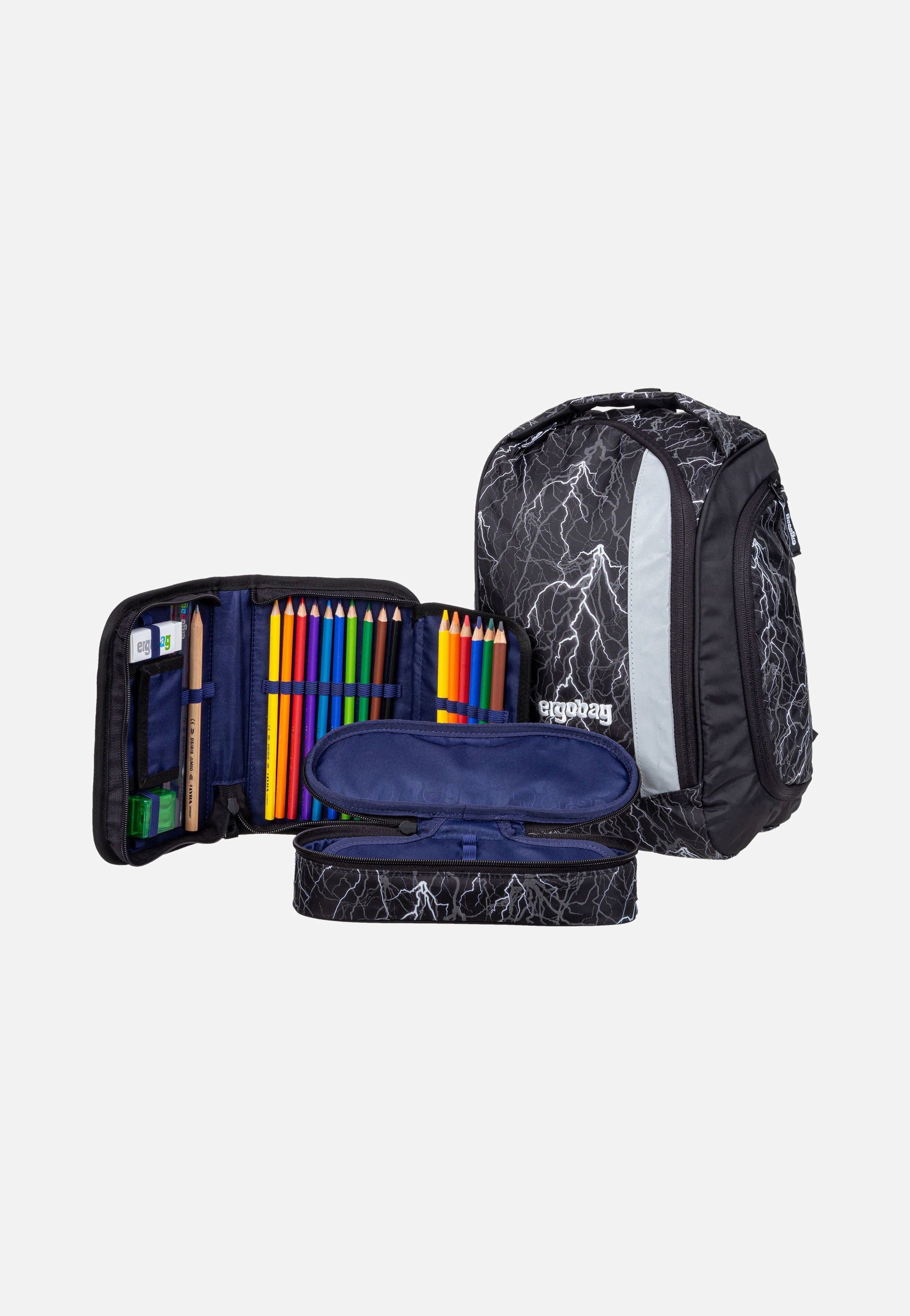 ergobag - pack Set GLOW Super ReflektBär - School Bag | Neutral-Image