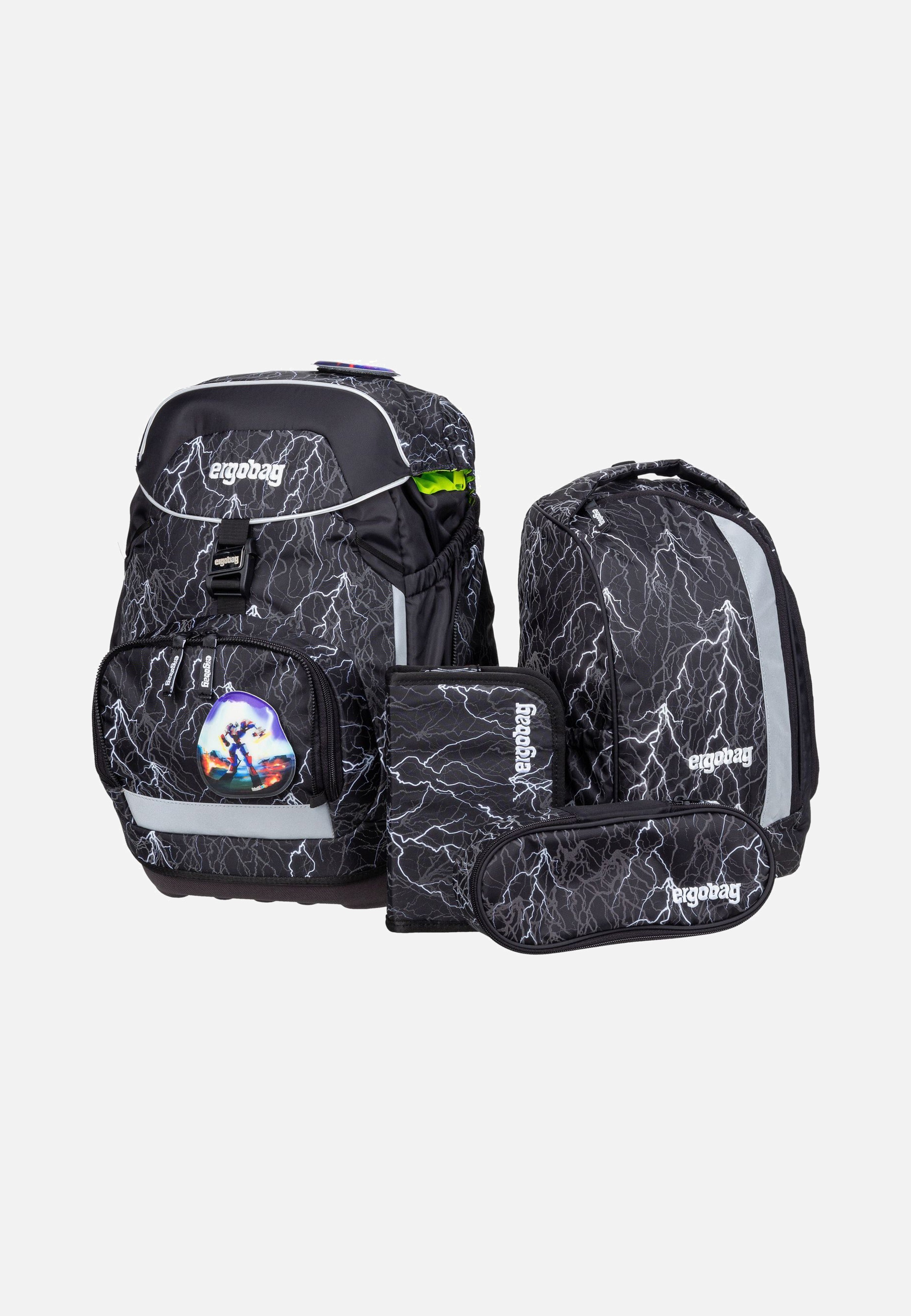 ergobag - pack Set GLOW Super ReflektBär - School Bag | Neutral-Image