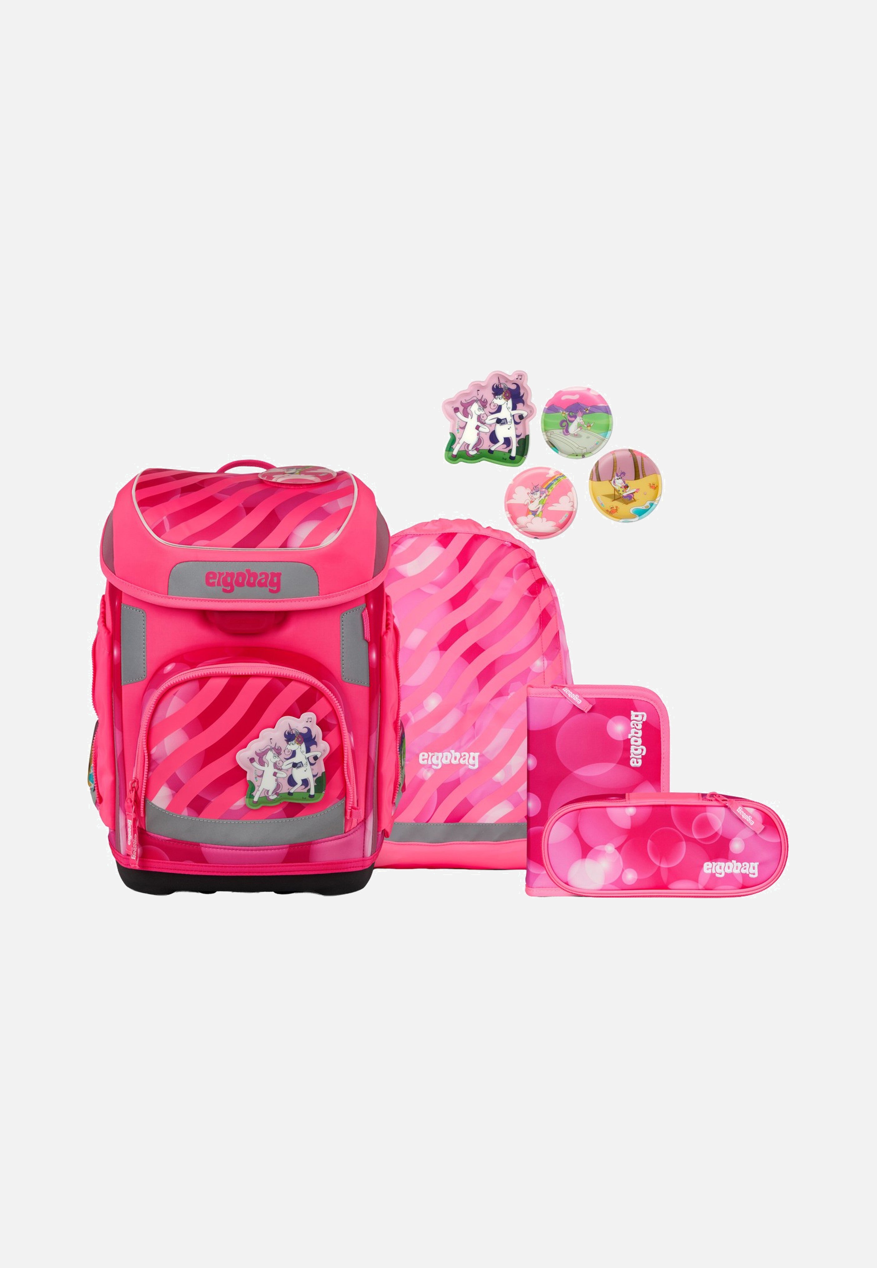 ergobag - cubo Set NEO KuntBärbuntes Einhorn - School Bag | Neutral-Image