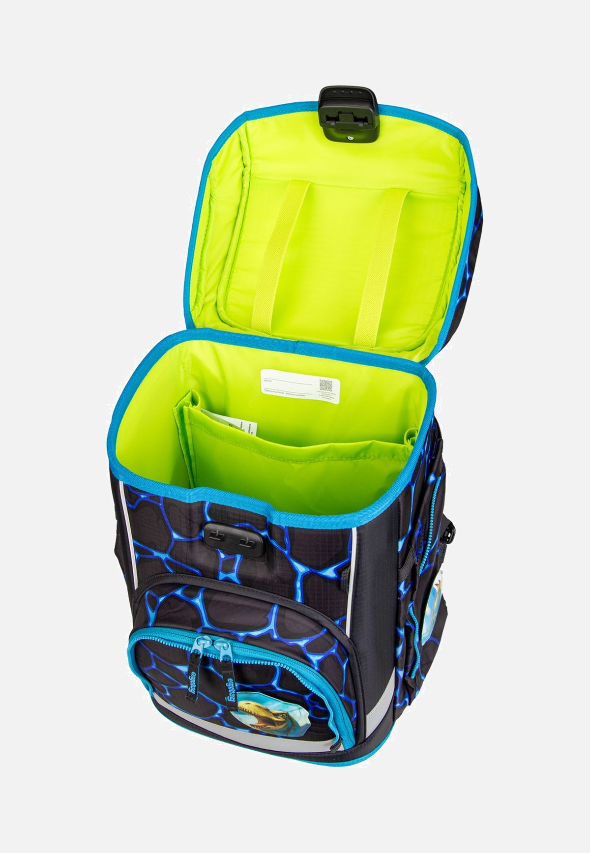ergobag cubo light Set COLOR FLASH Bärassic Garden Schooltas