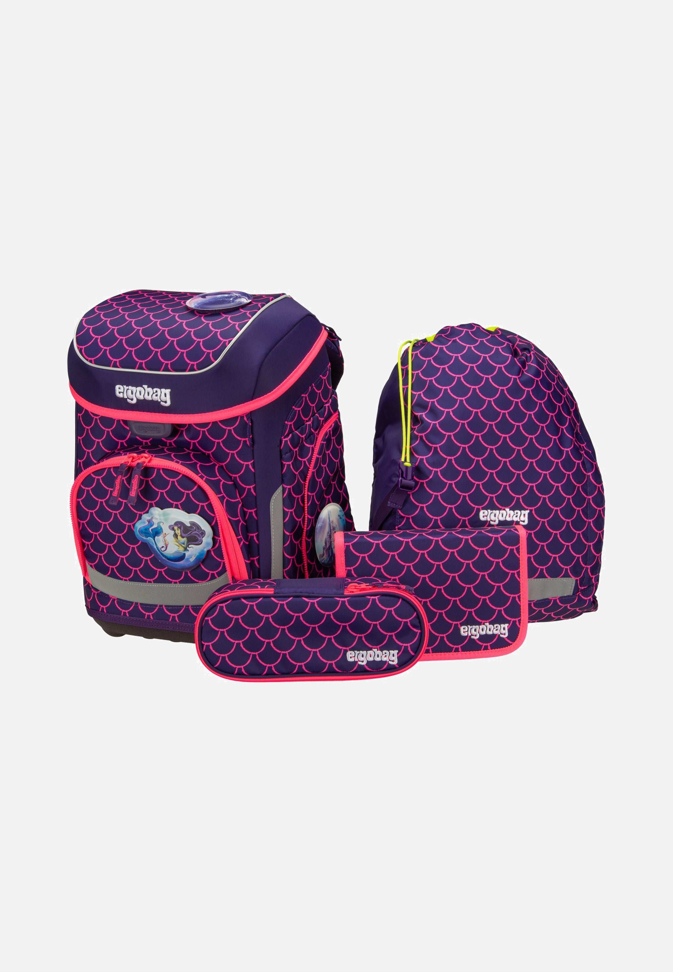 ergobag - cubo Set COLOR FLASH PerlentauchBär - School Bag | Neutral-Image