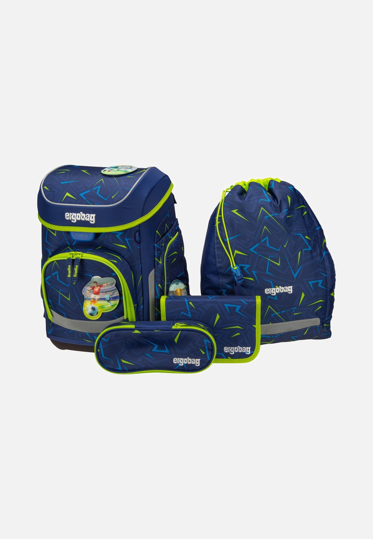 ergobag cubo Set COLOR FLASH SpitzenreitBär Schooltas