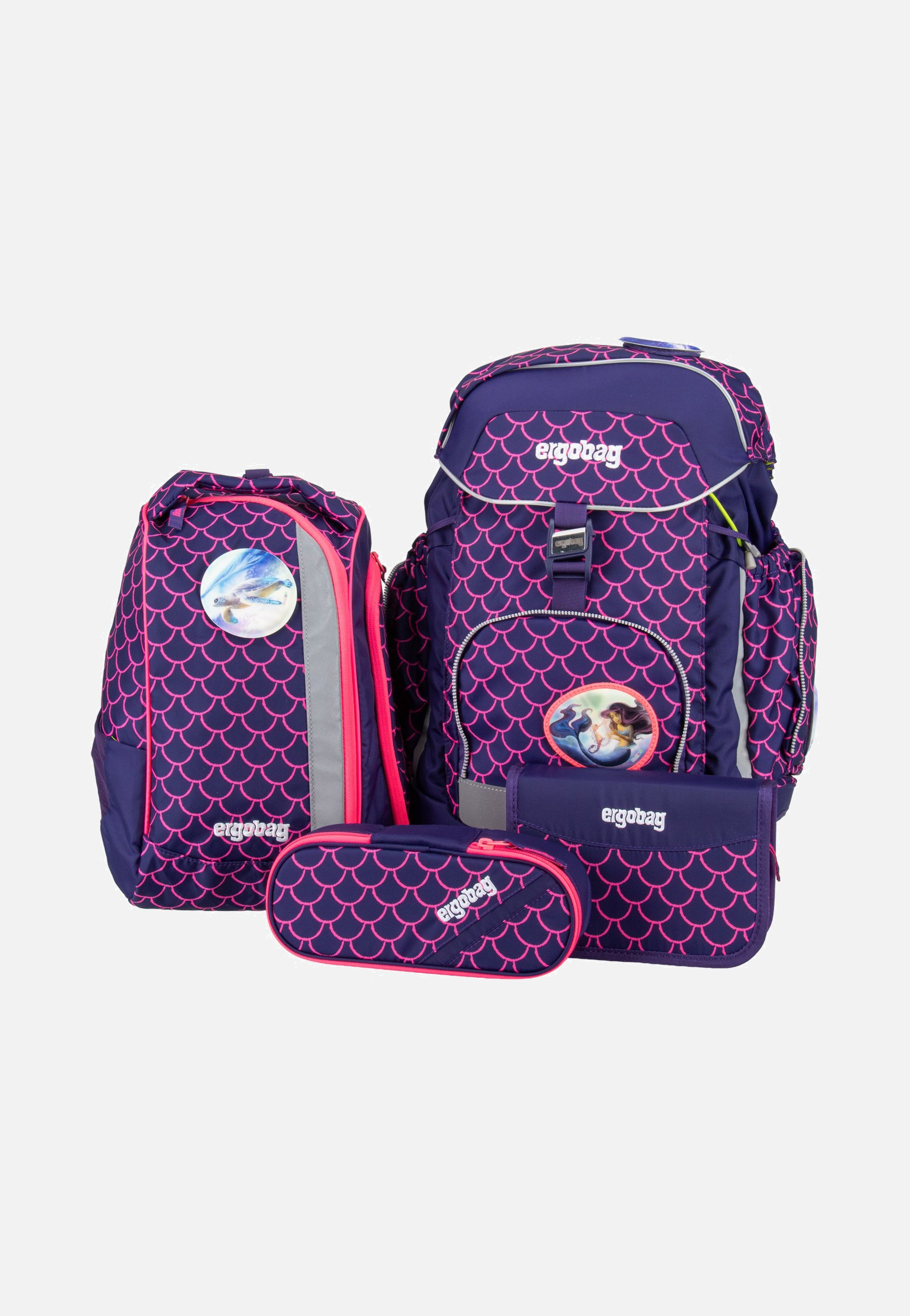 ergobag maxi Set PerlentauchBär School Backpack