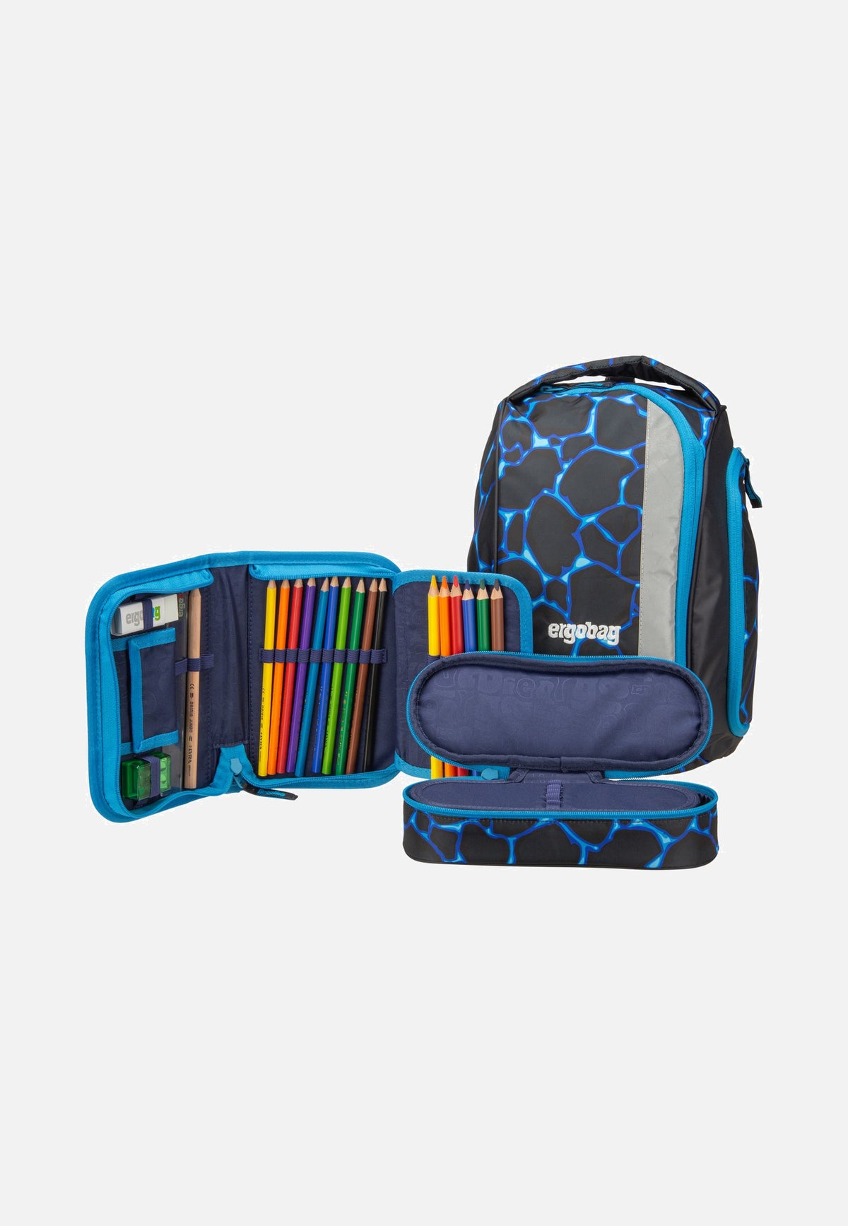 ergobag pack Set COLOR FLASH Bärassic Garden School Bag