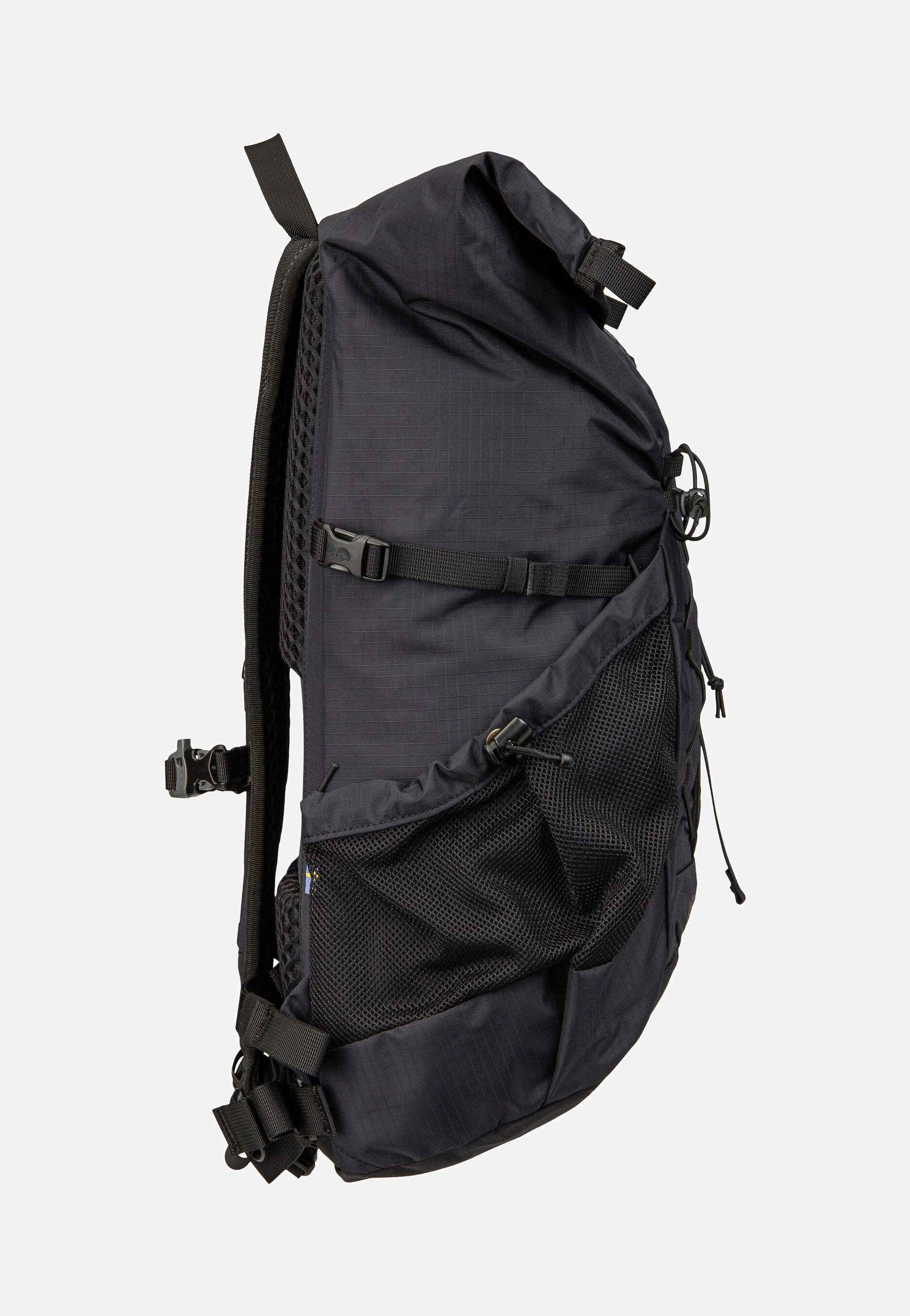 Fjällräven Abisko Hike Foldsack Black - Rolltop Backpack | Sakoi