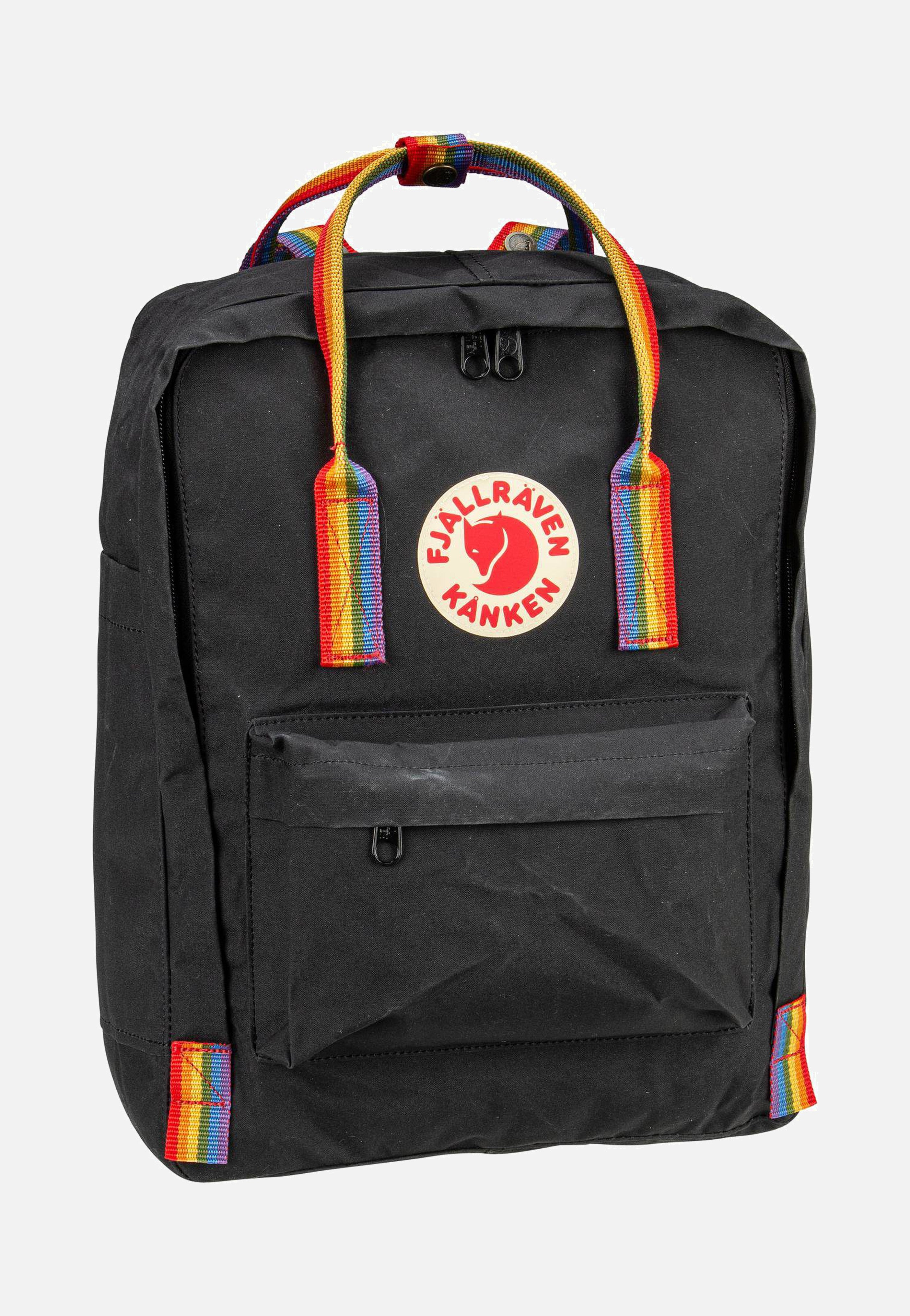 Fjällräven Kanken Rainbow Black/Rainbow Pattern Backpack