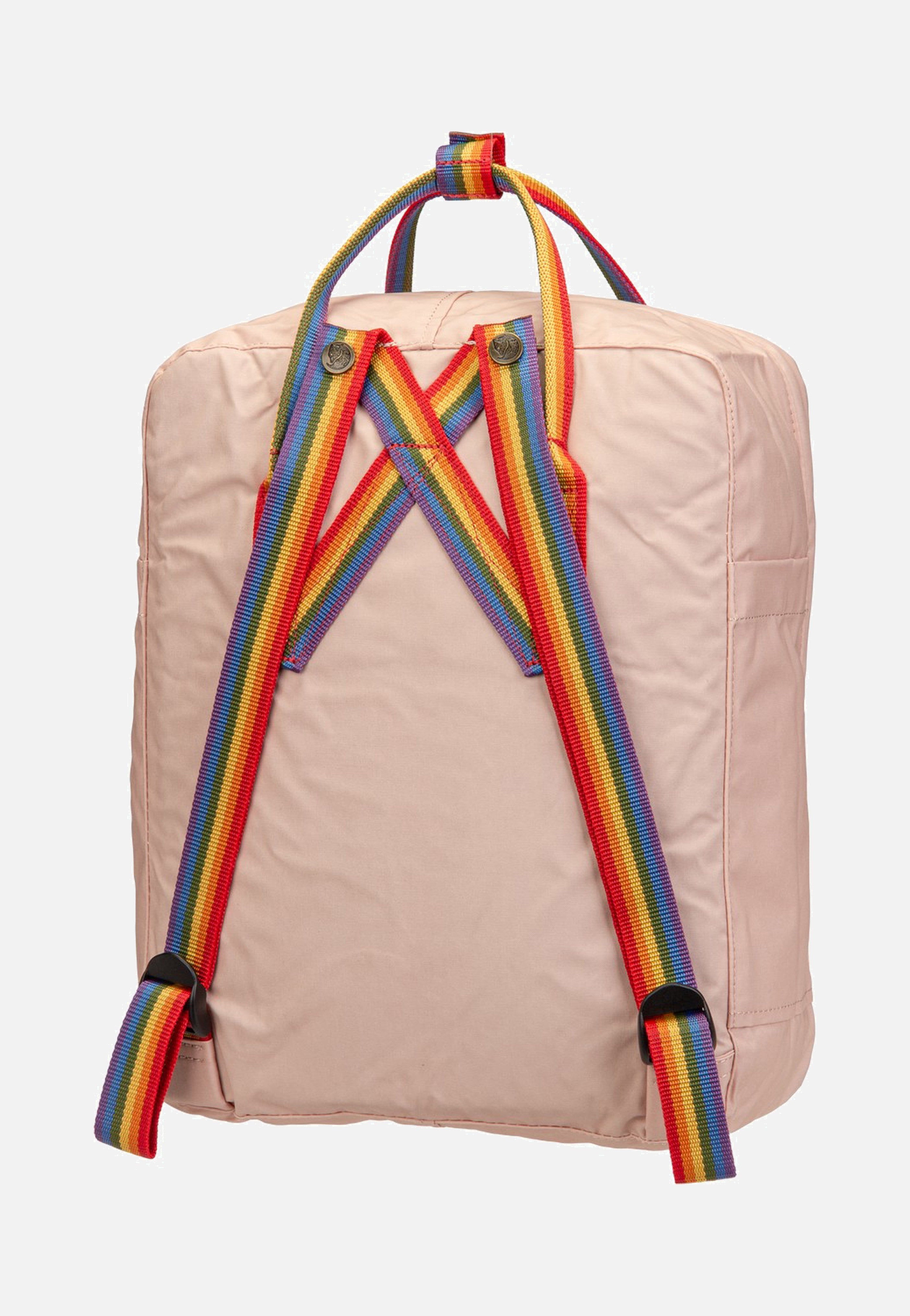 Fjällräven Kanken Rainbow Chalk Rose/Rainbow Backpack