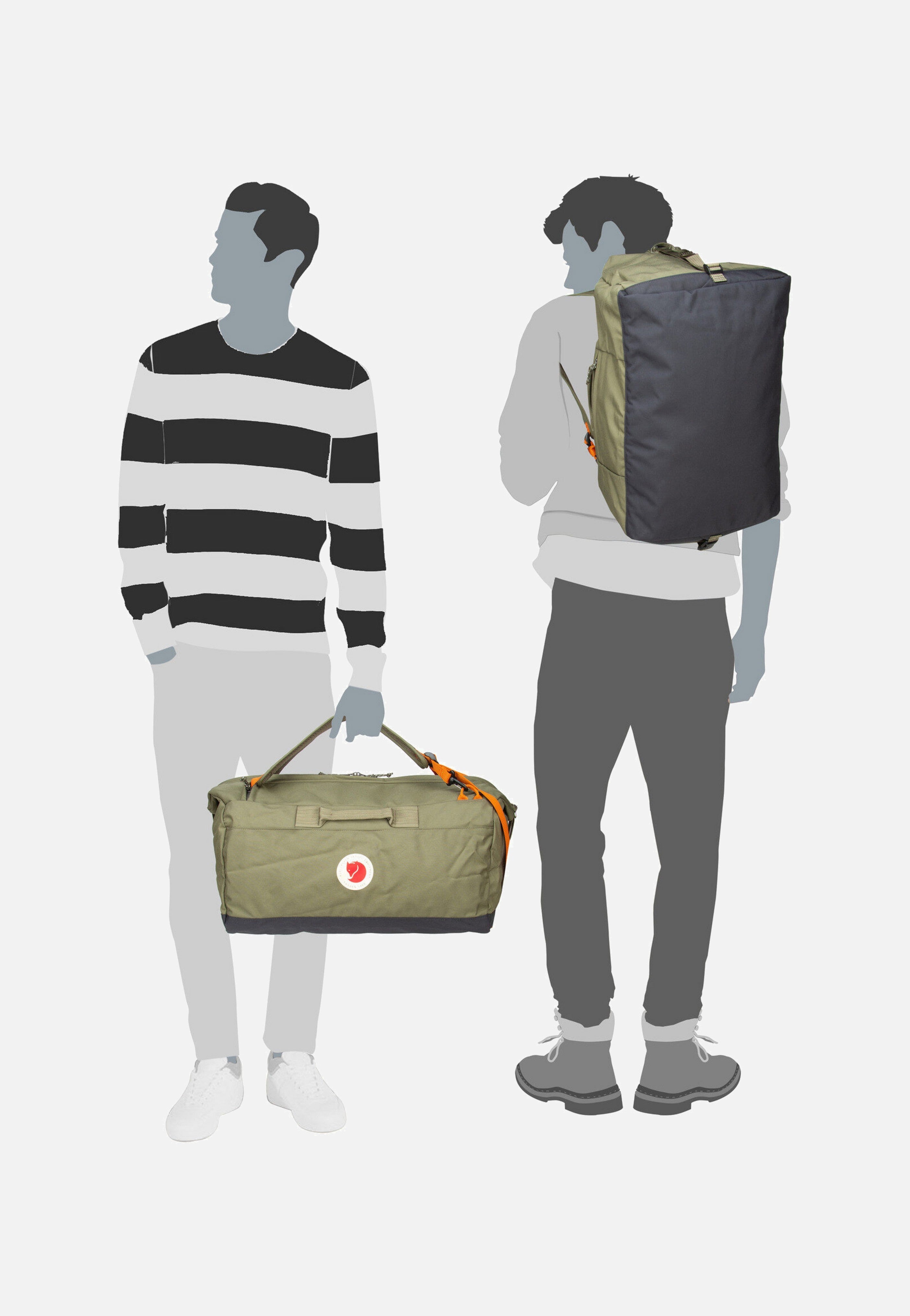 Fjällräven - Färden Duffel 50 Green - Dufflebag | Neutral-Image