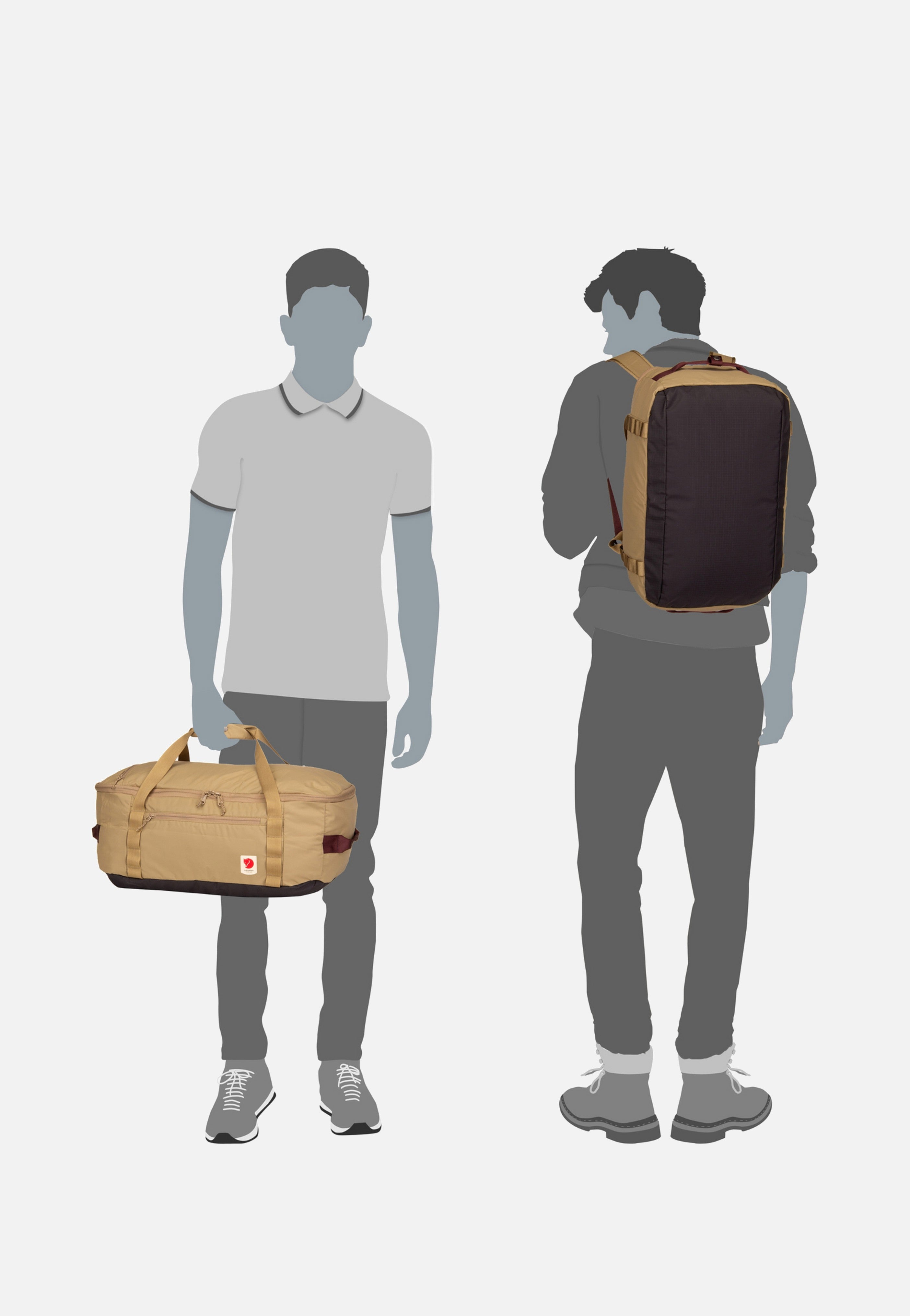 Fjällräven - High Coast Duffel 36 Clay - Dufflebag | Neutral-Image