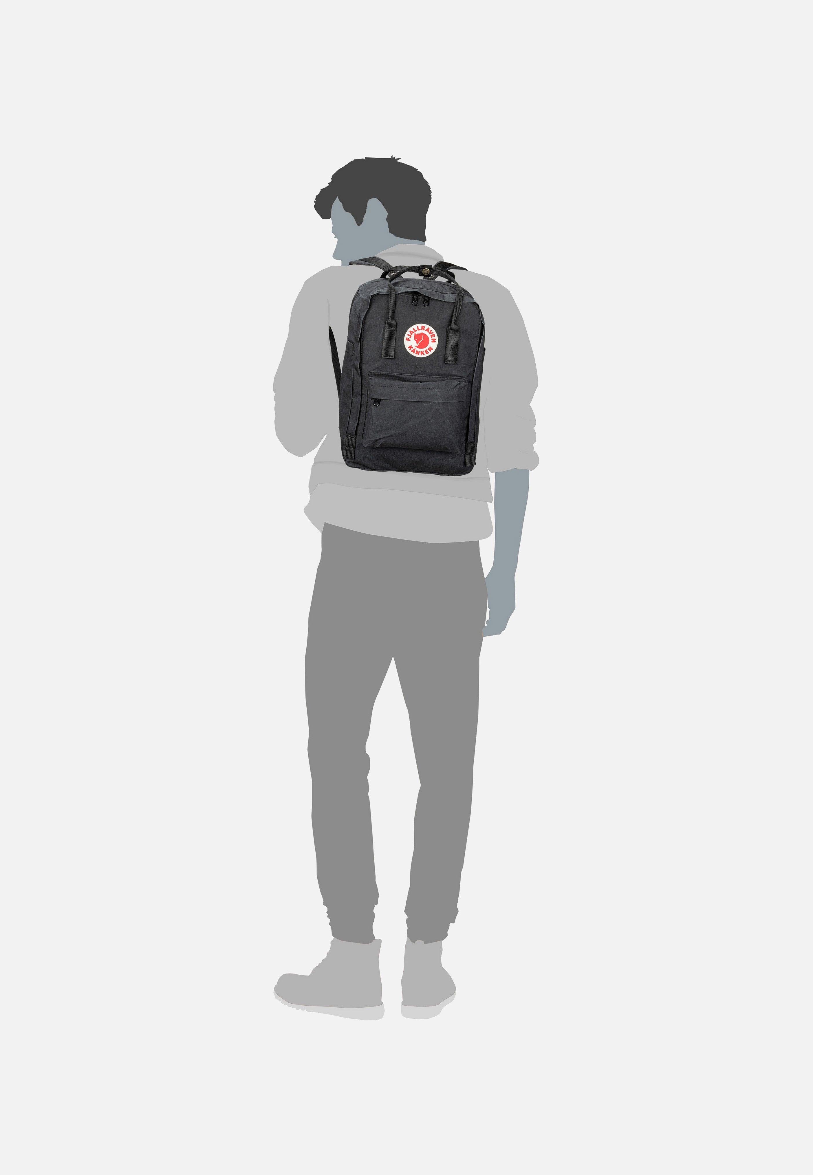 Fjällräven - Kanken Laptop 15'' Black - Backpack | Neutral-Image