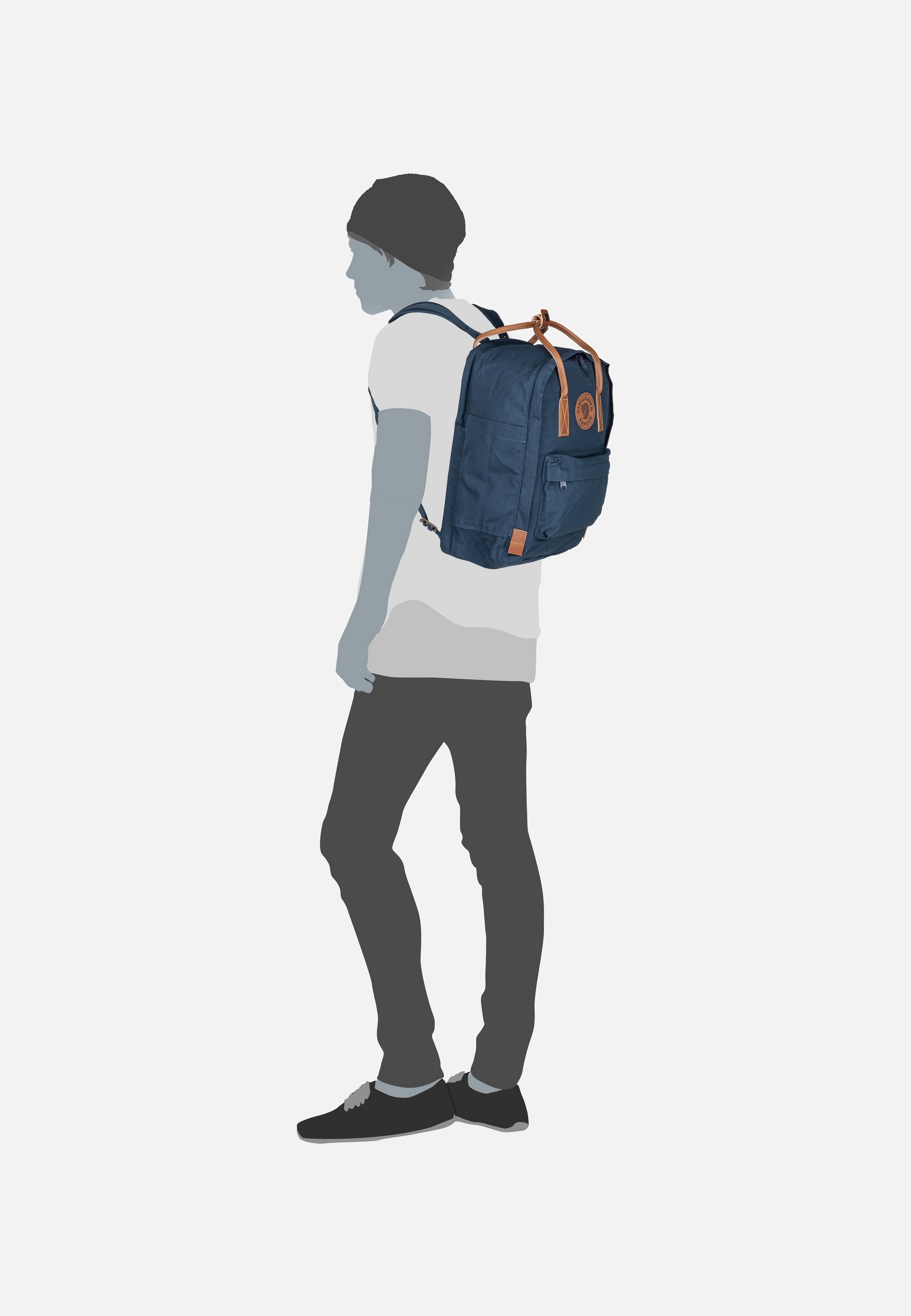 Fjällräven - Kanken No.2 Laptop 15' Navy - Backpack | Neutral-Image