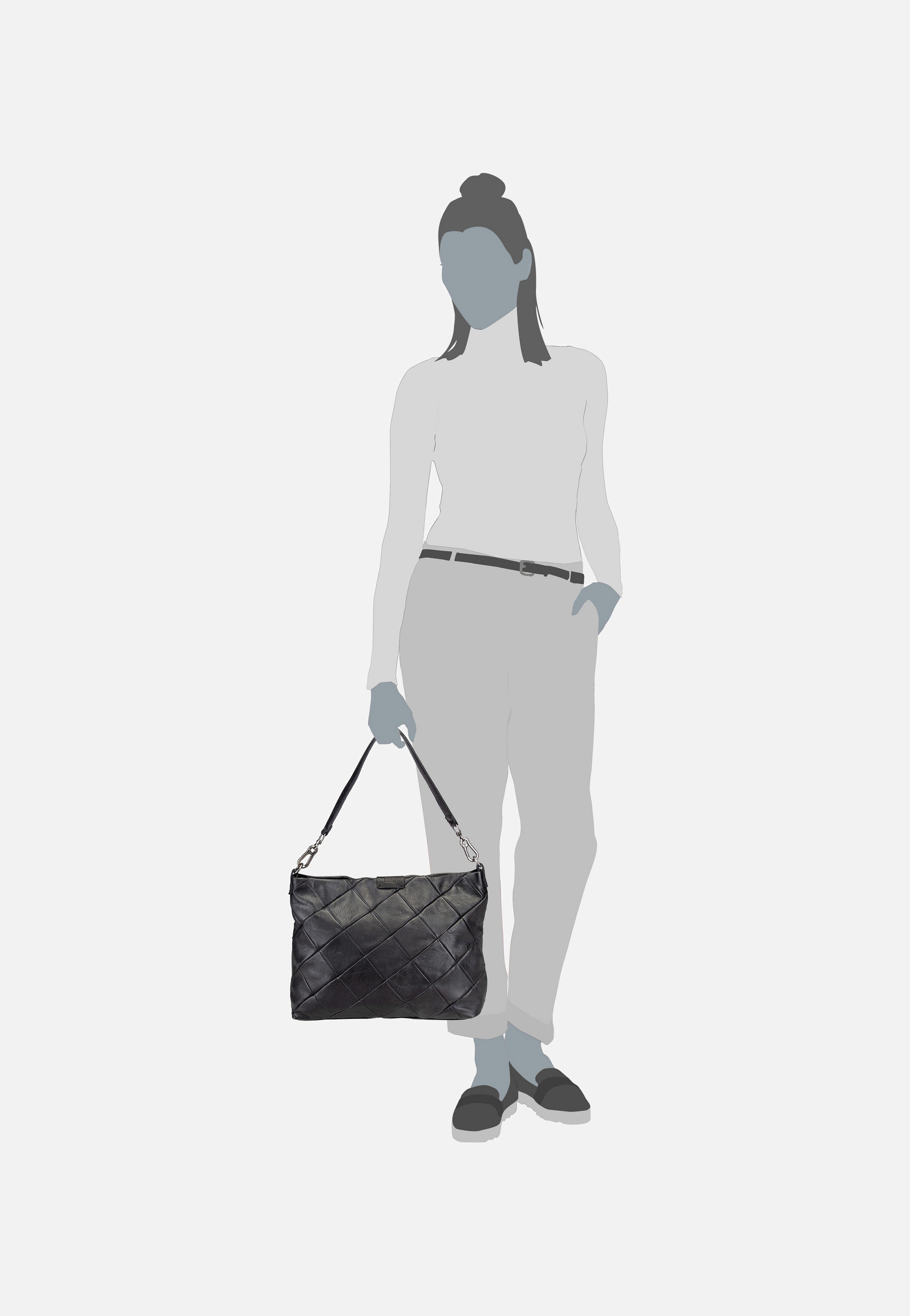 Fredsbruder Check My Bag 283-3711 Black Pouch Bag