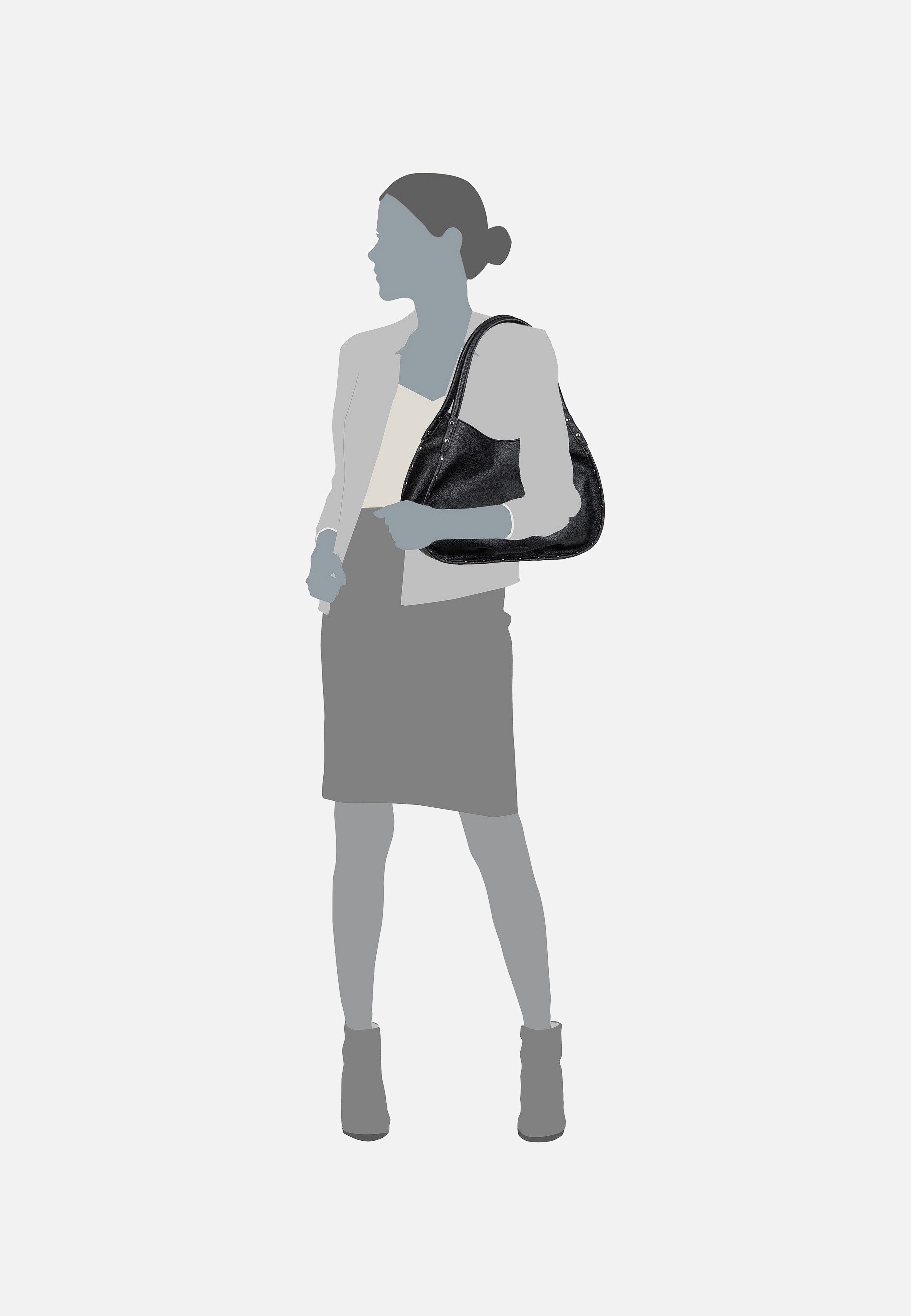 Fredsbruder - Feel Wild 3779 Black - Hobo Bag | Women-Image