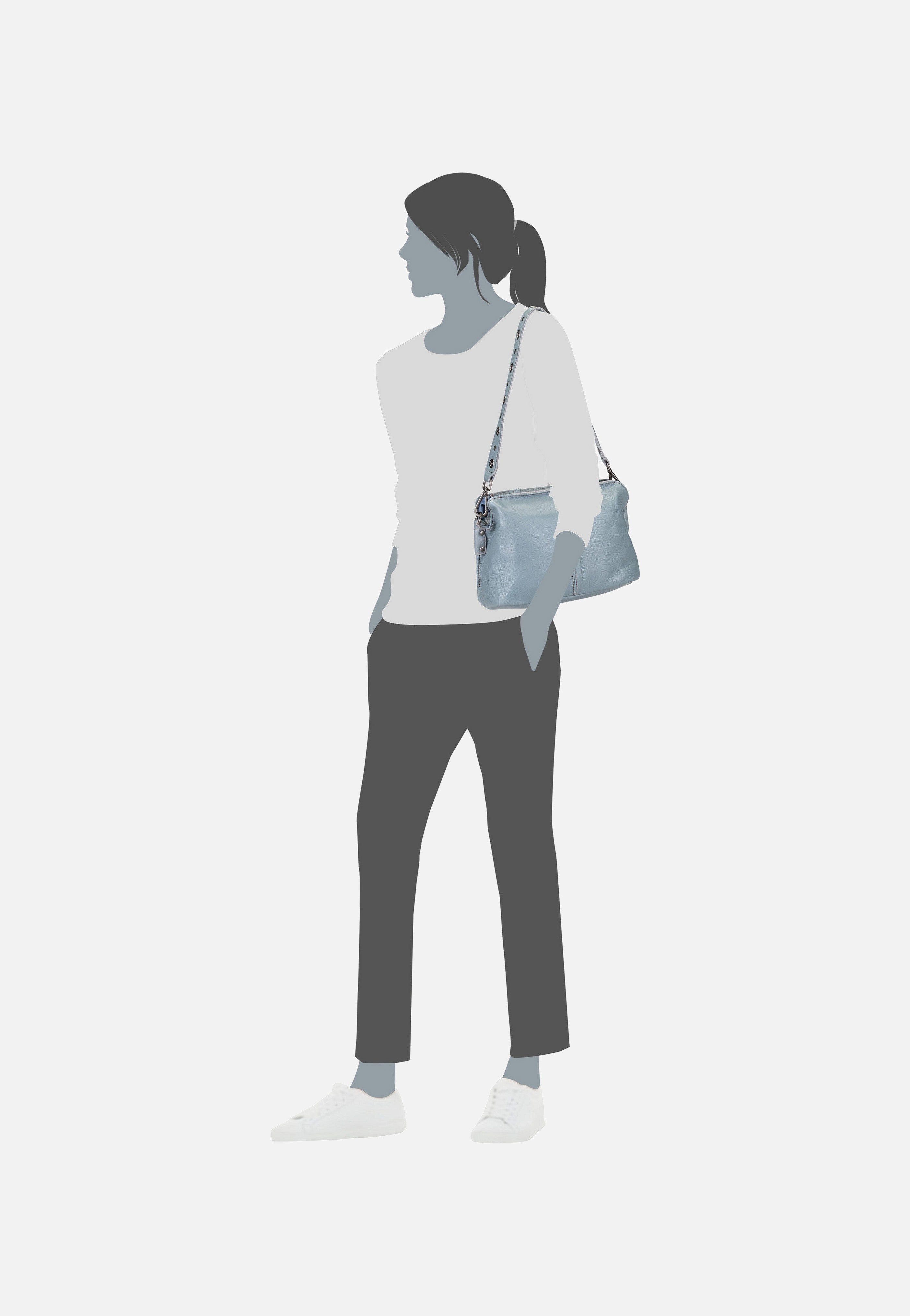 Fredsbruder - Me and My 3767 Dusty Blue - Shoulder Bag | Women-Image