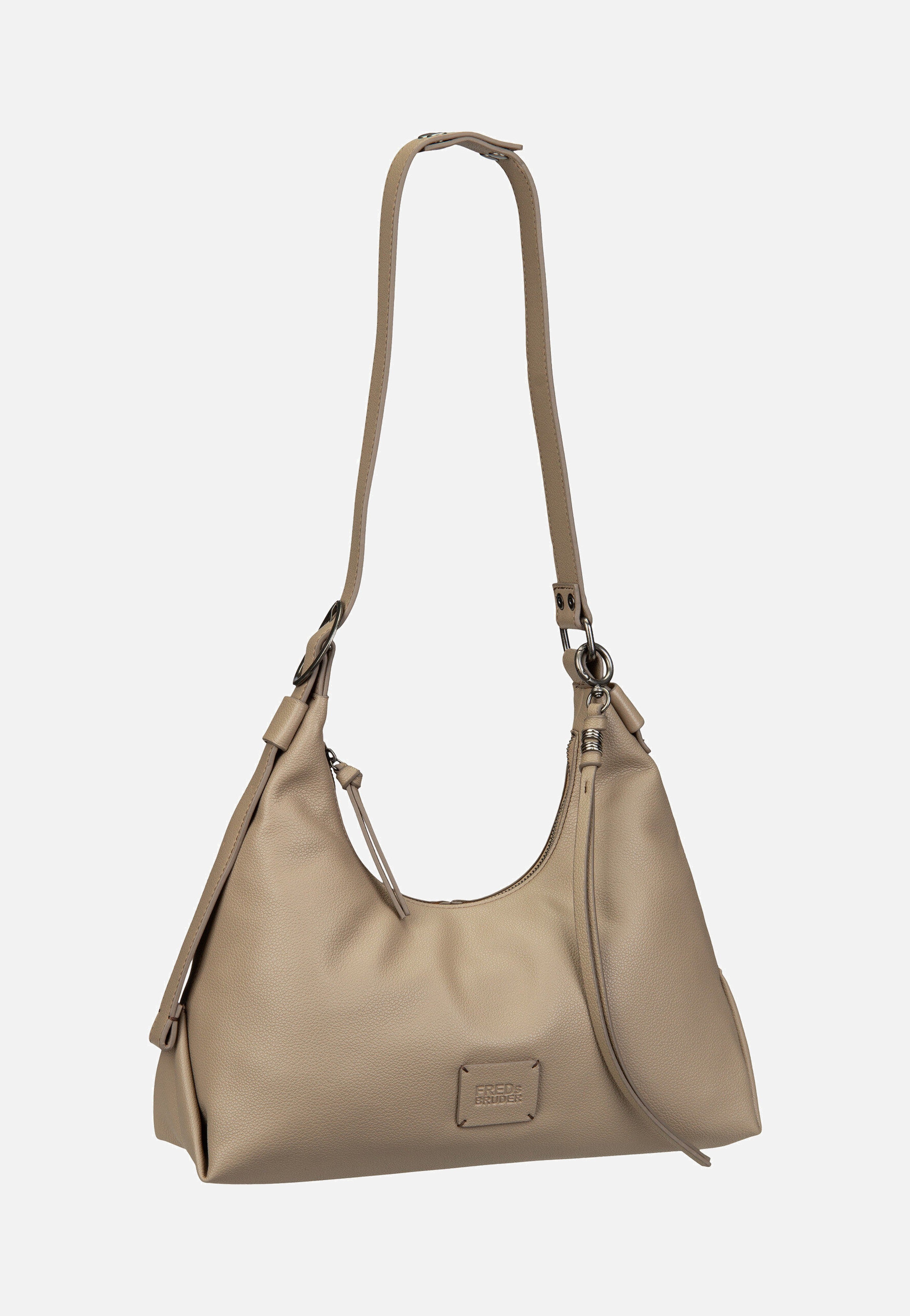Fredsbruder - My Bestie Hobo Dark Taupe - Hobo Bag | Women-Image