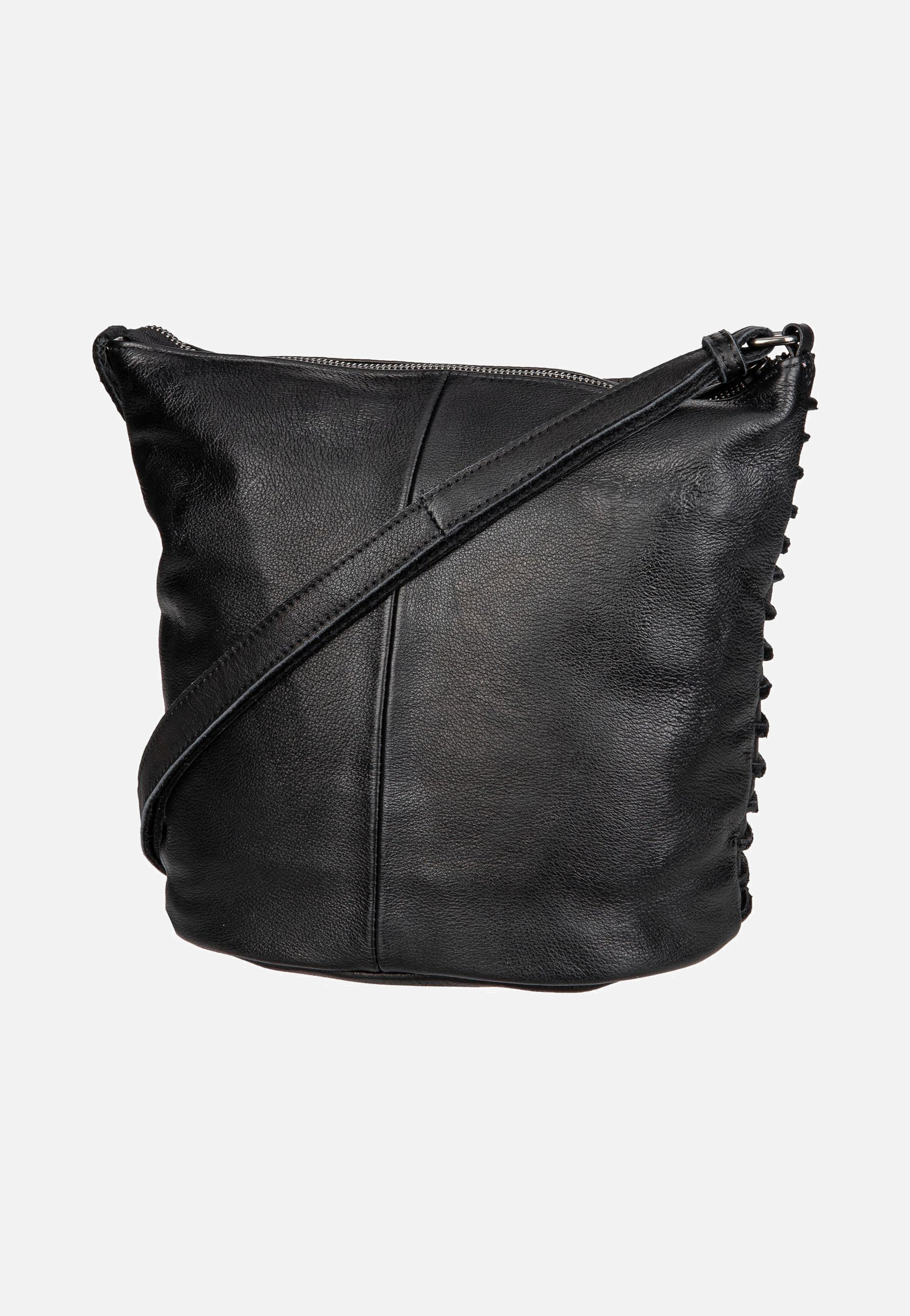 Fredsbruder Riffelinchen 927r Black Crossbody Bag
