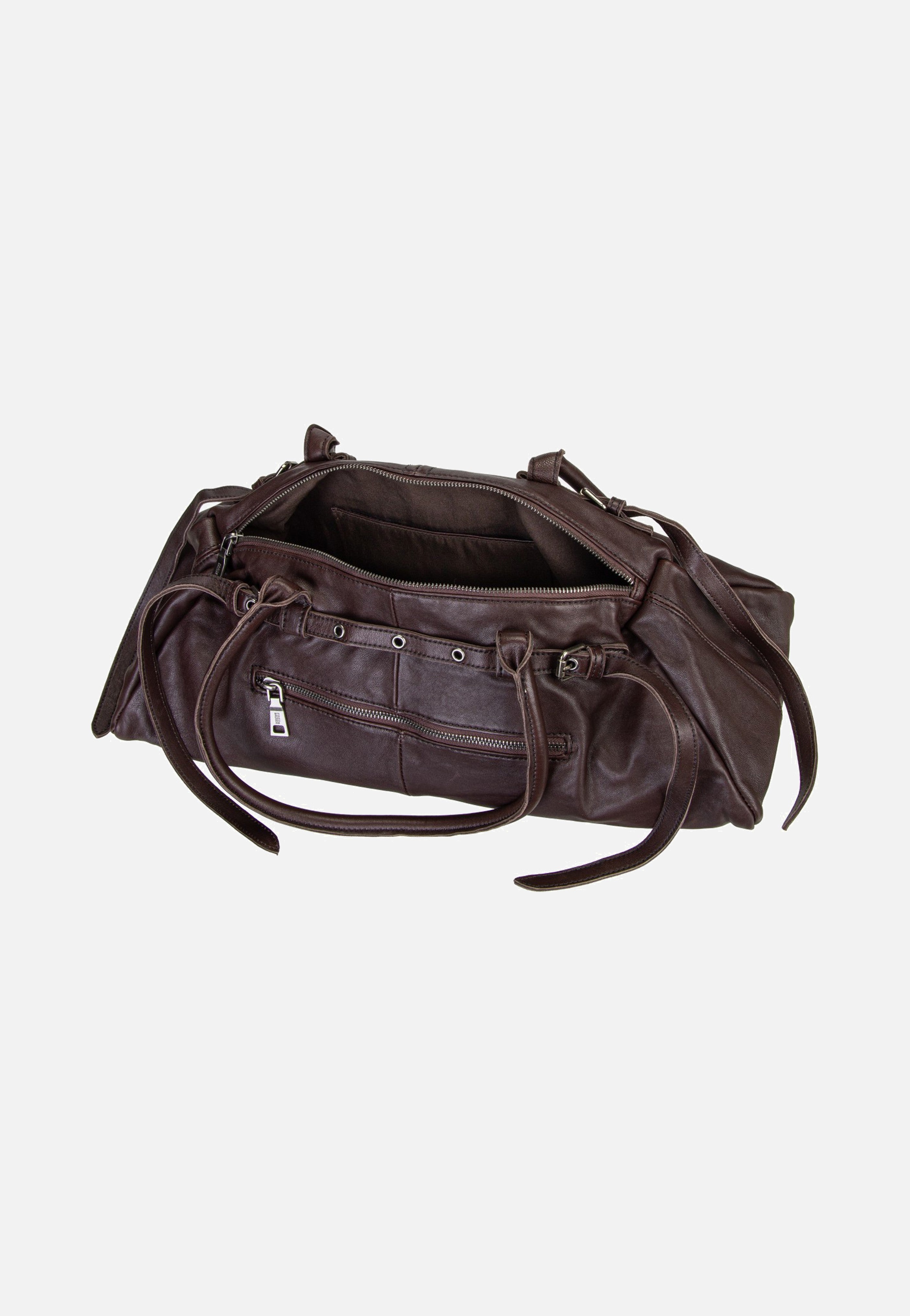 Fredsbruder Already Yours Sausage Chocolate Brown Handle Bag
