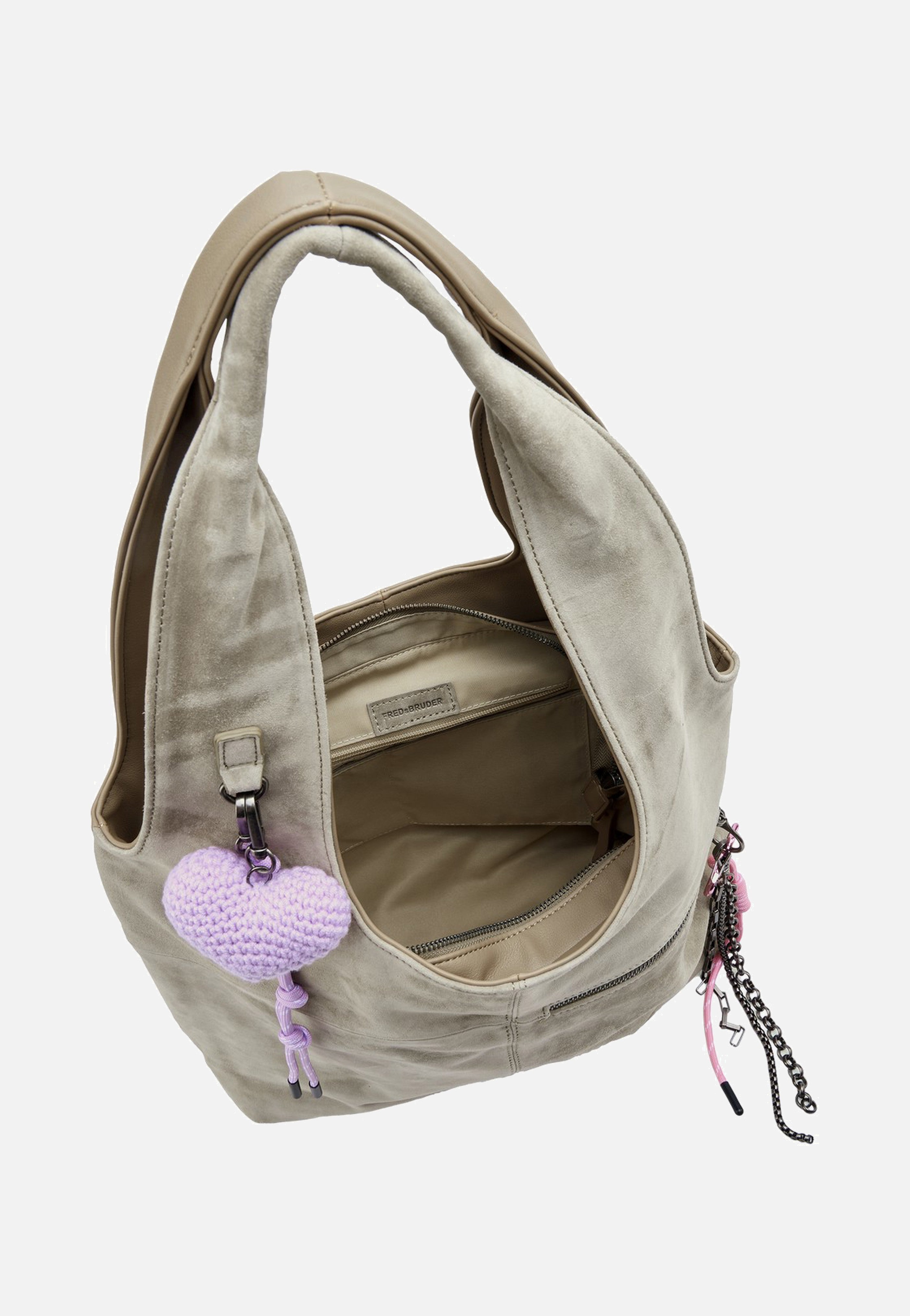 Fredsbruder Beautiful Mess Hobo Taupe Hobo Bag