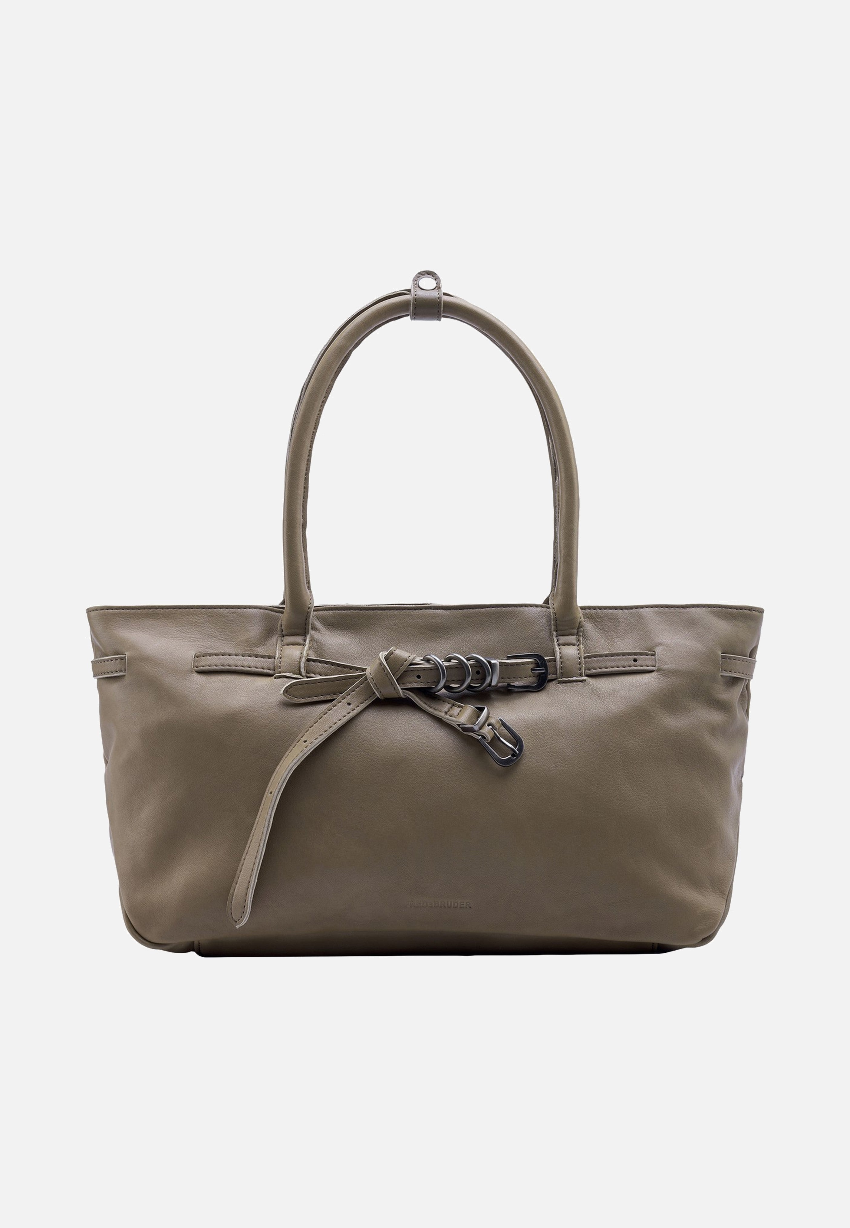 Fredsbruder Belted With Love Shopper Grey Khaki Shopper