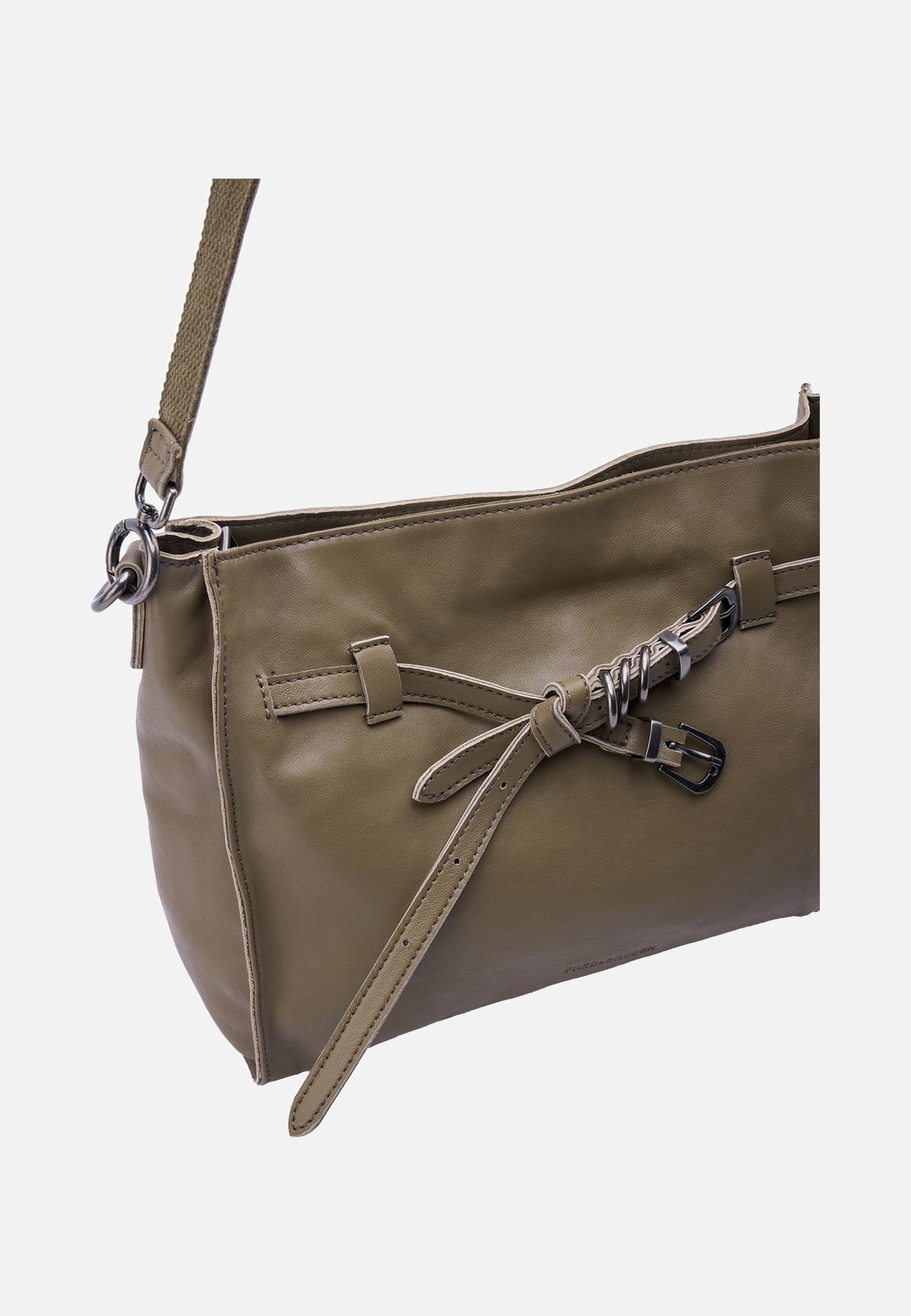Fredsbruder Belted With Love Shoulderbag Grey Khaki Shoulder Bag