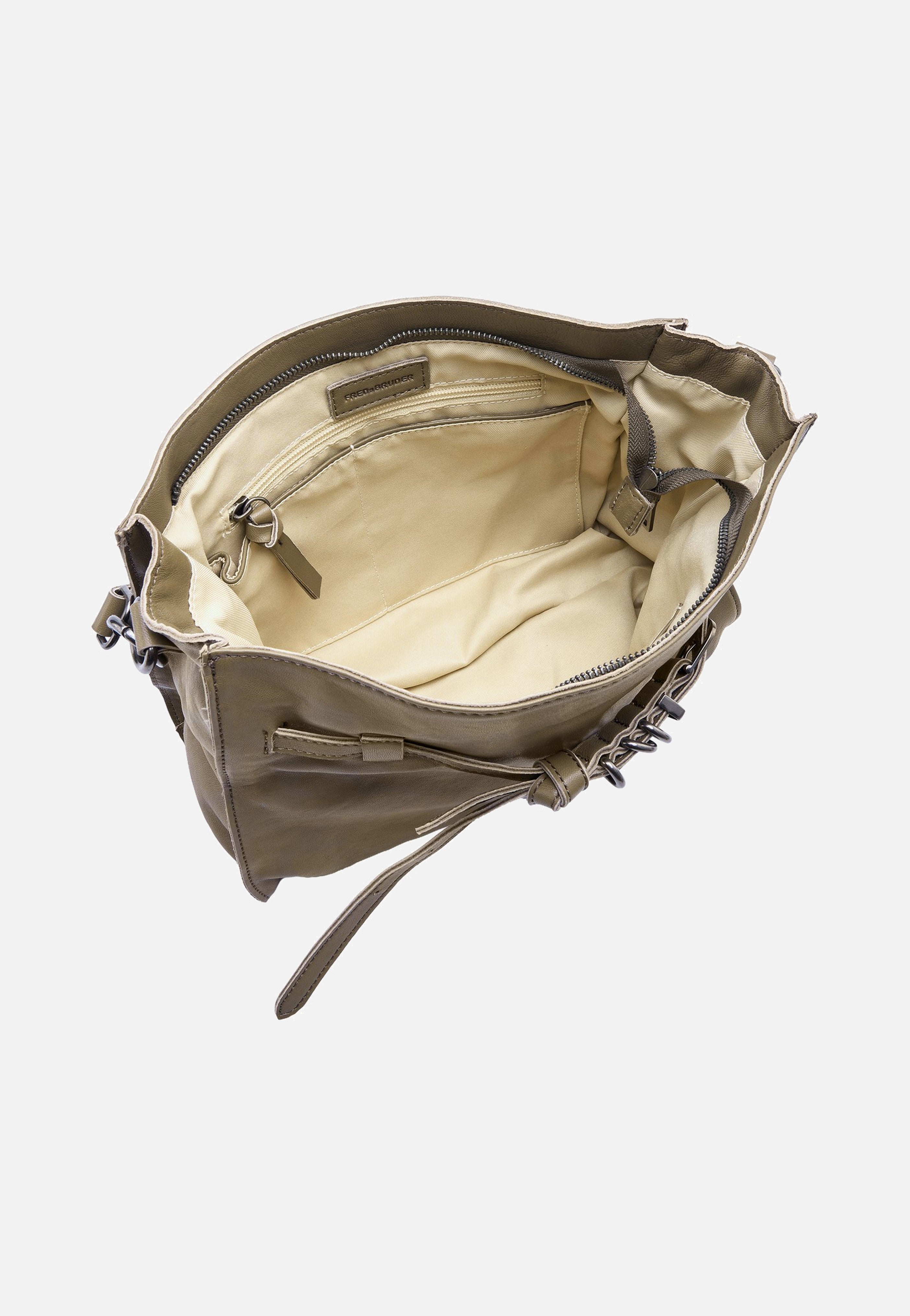 Fredsbruder Belted With Love Shoulderbag Grey Khaki Shoulder Bag