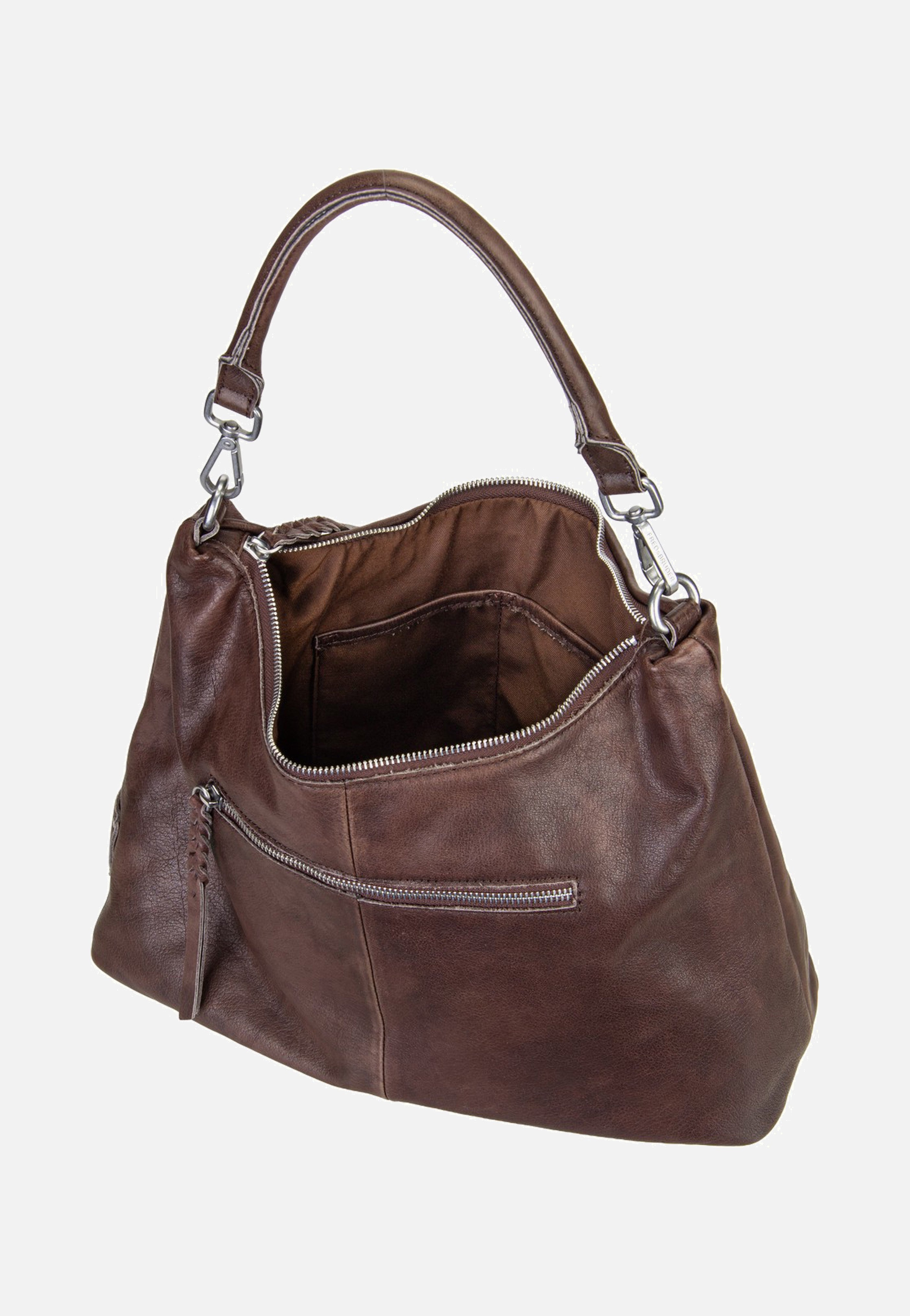 Fredsbruder Calm Weave Hobo Dark Chocolate Hobo Bag