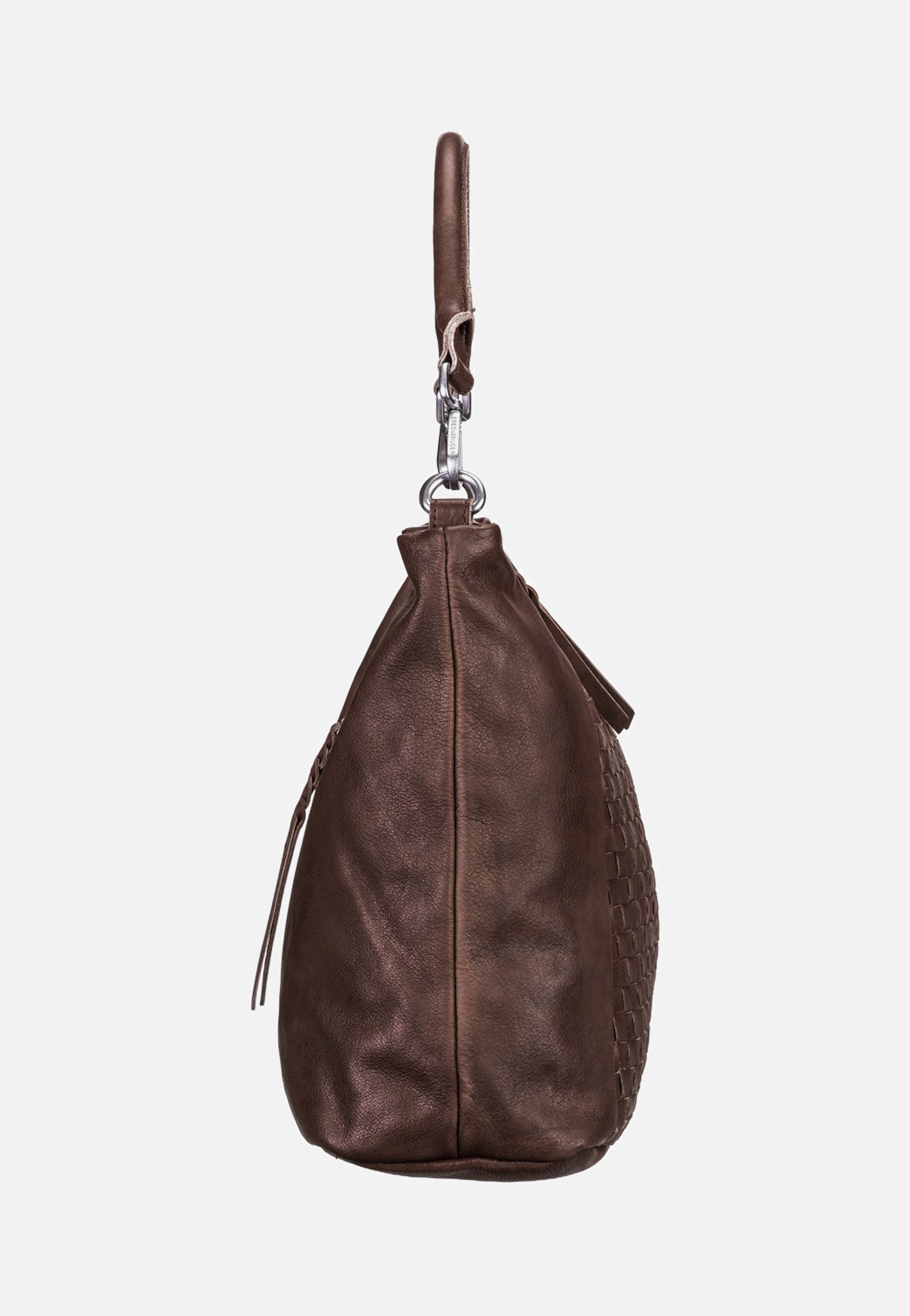 Fredsbruder Calm Weave Hobo Dark Chocolate Hobo Bag