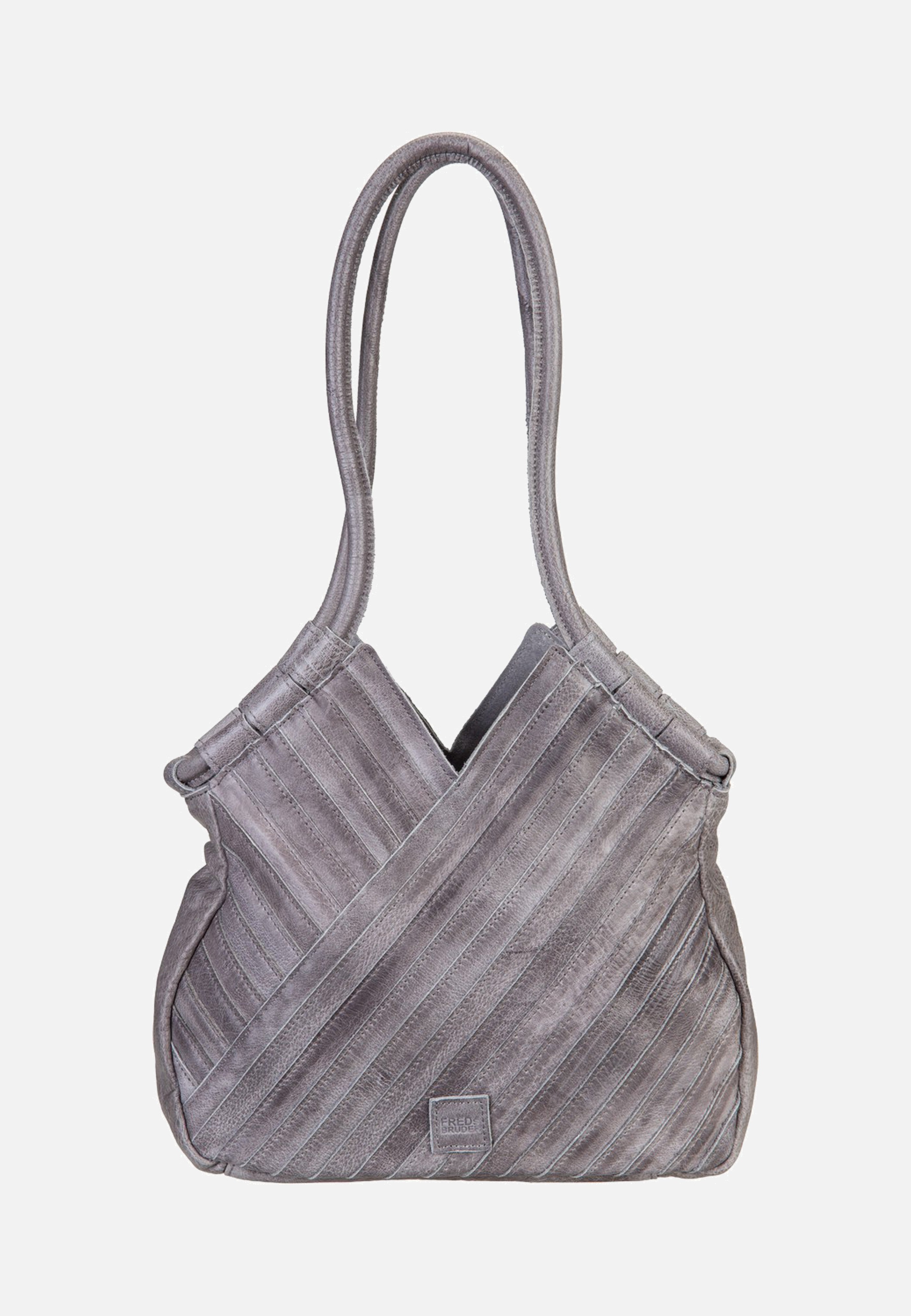 Fredsbruder Criss-Cross Hobo Grey Hobo Bag
