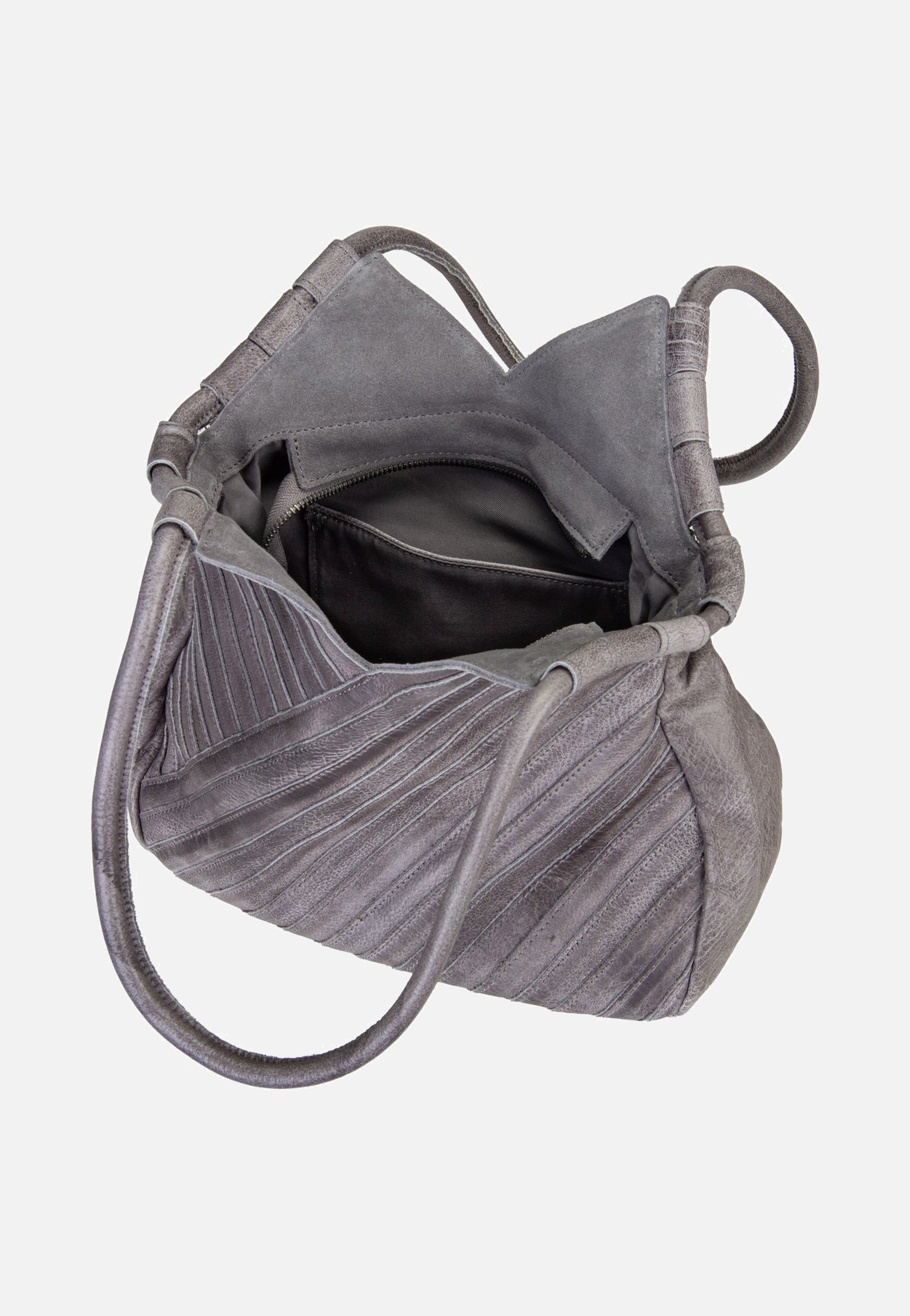 Fredsbruder Criss-Cross Hobo Grey Hobo Bag