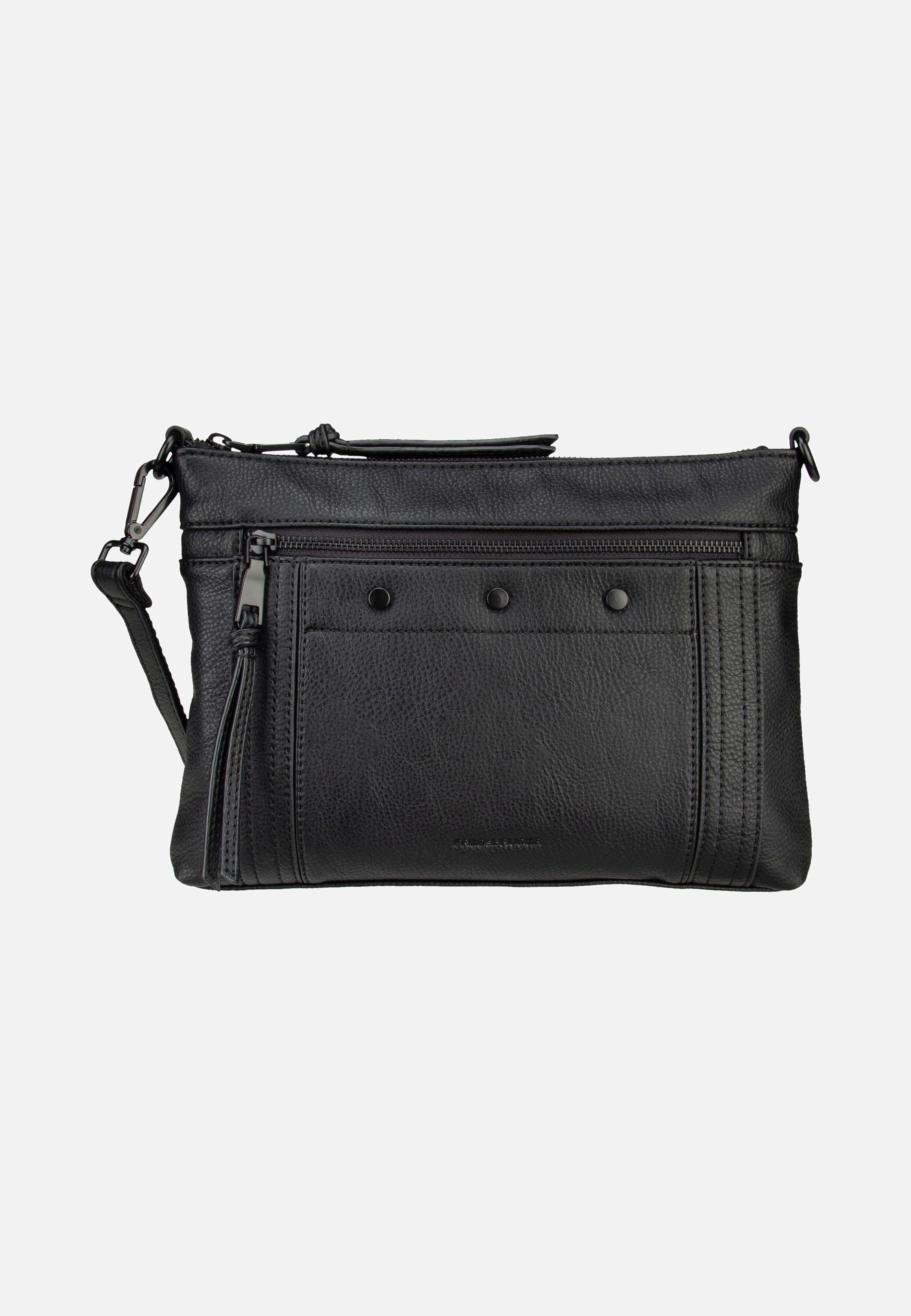 Fredsbruder Deep Dark 275-3756 Black/Black Crossbody Bag