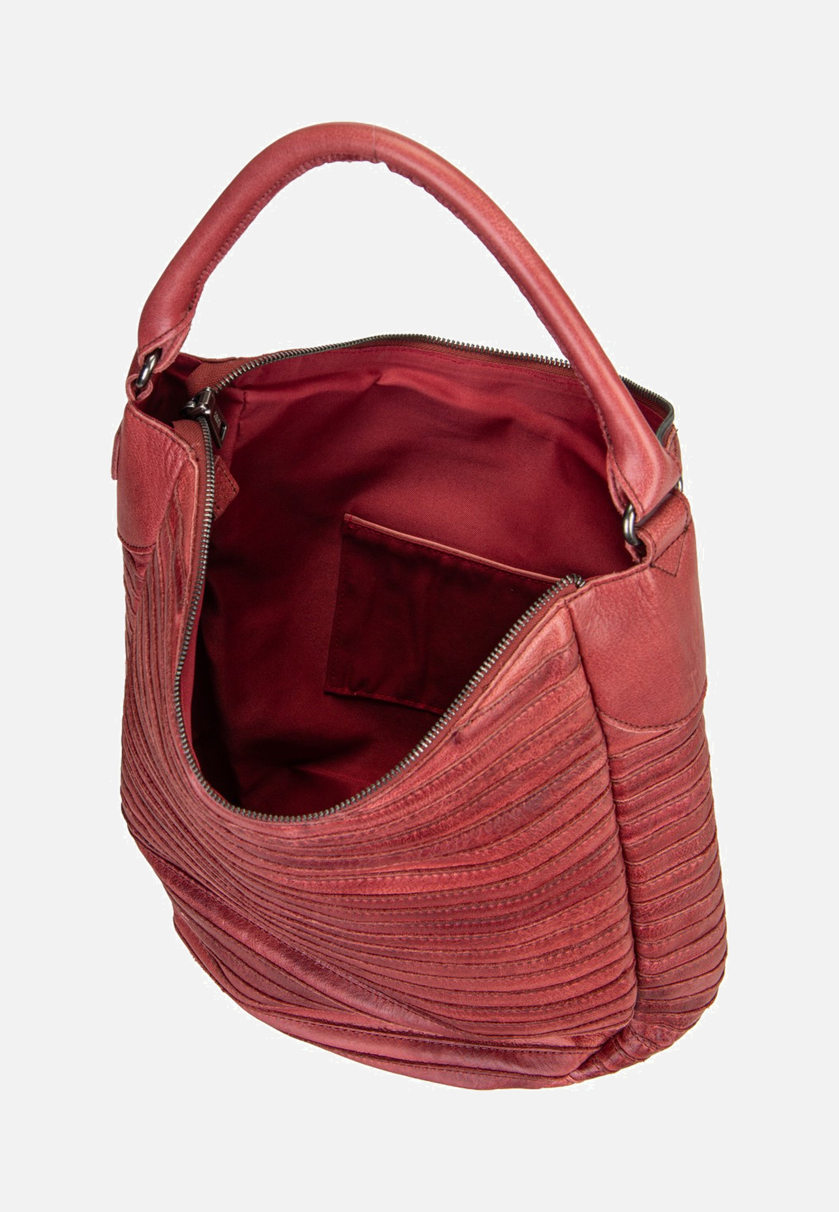 Fredsbruder Gürteltier S 971r Deep Sandalwood Hobo Bag
