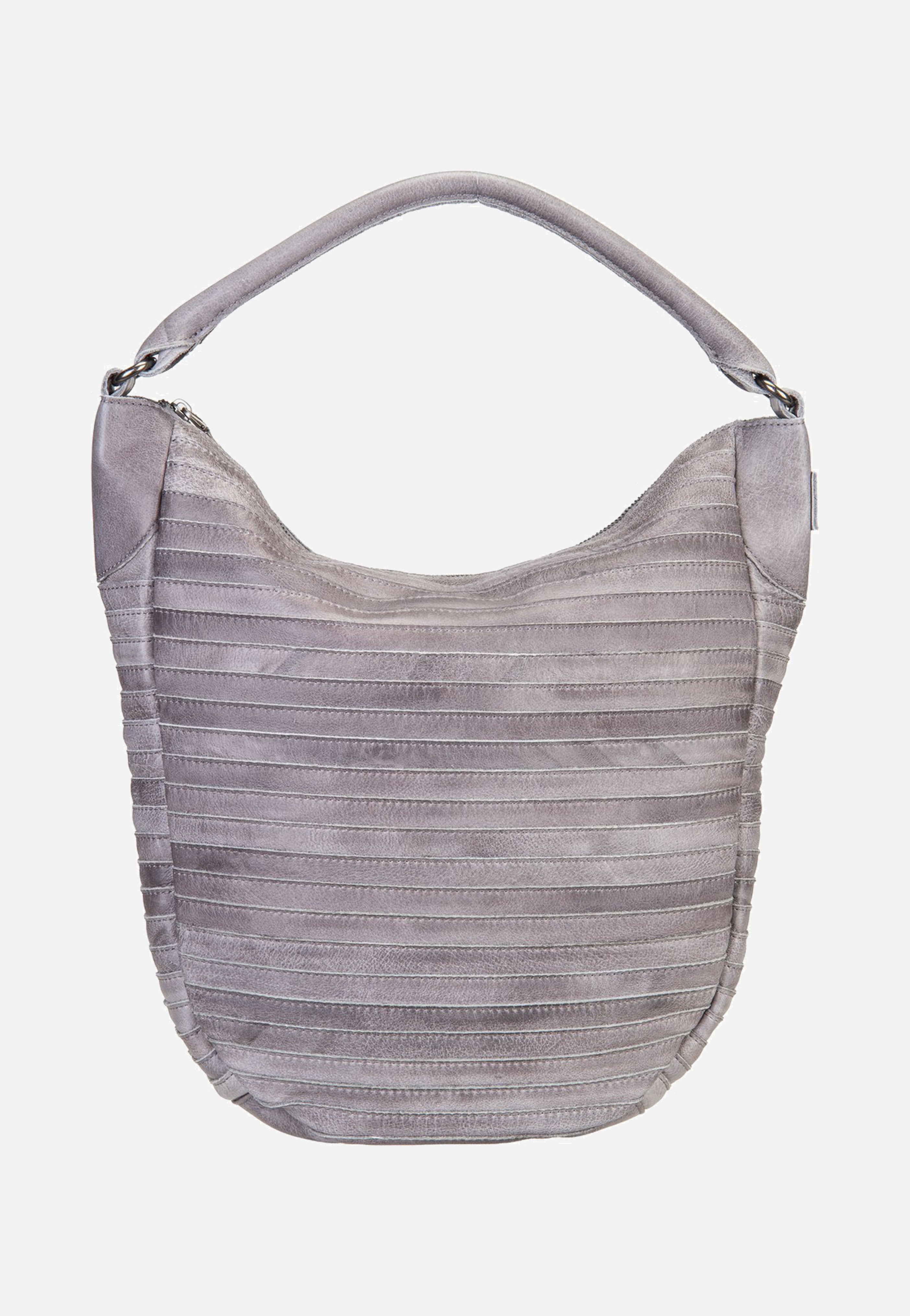 Fredsbruder Gürteltier S 971r Grey Hobo Bag