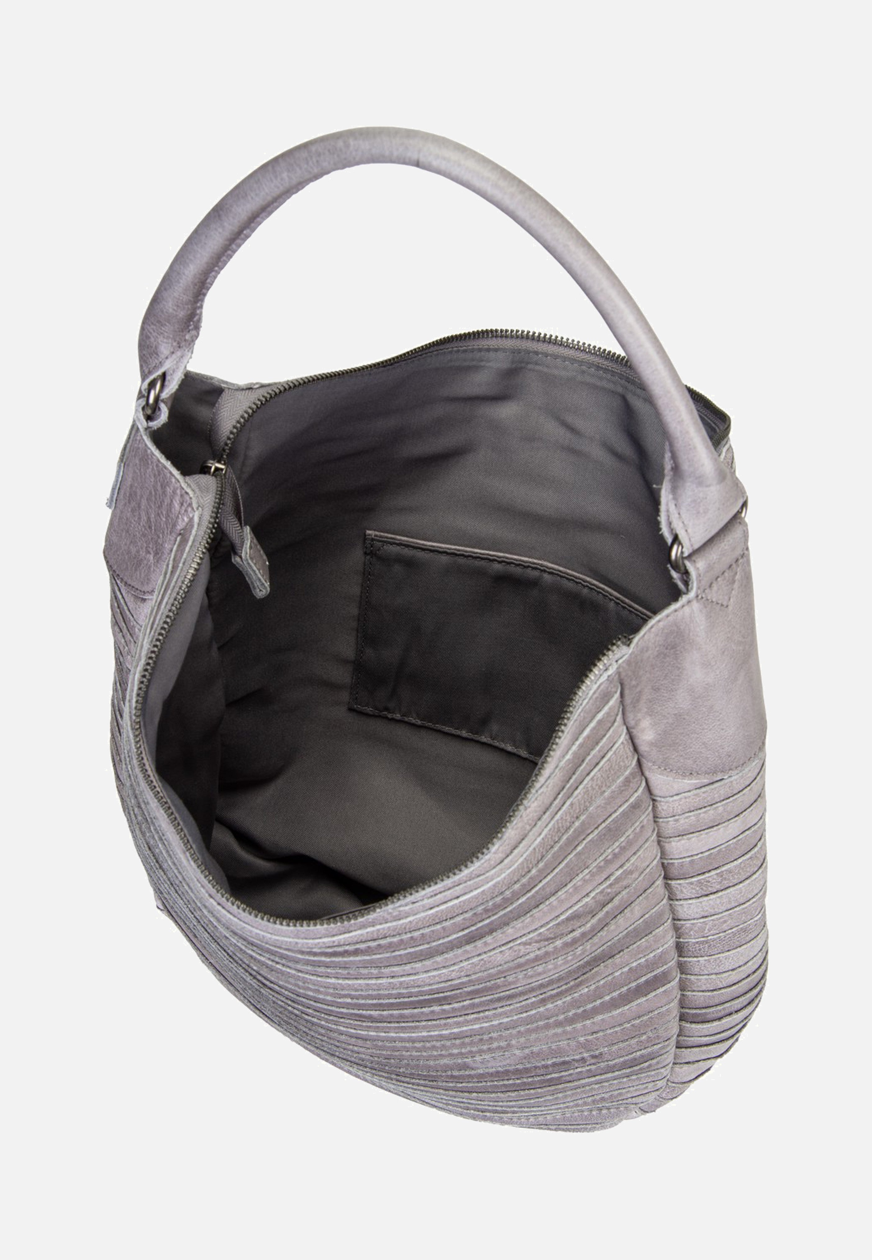 Fredsbruder Gürteltier S 971r Grey Hobo Bag