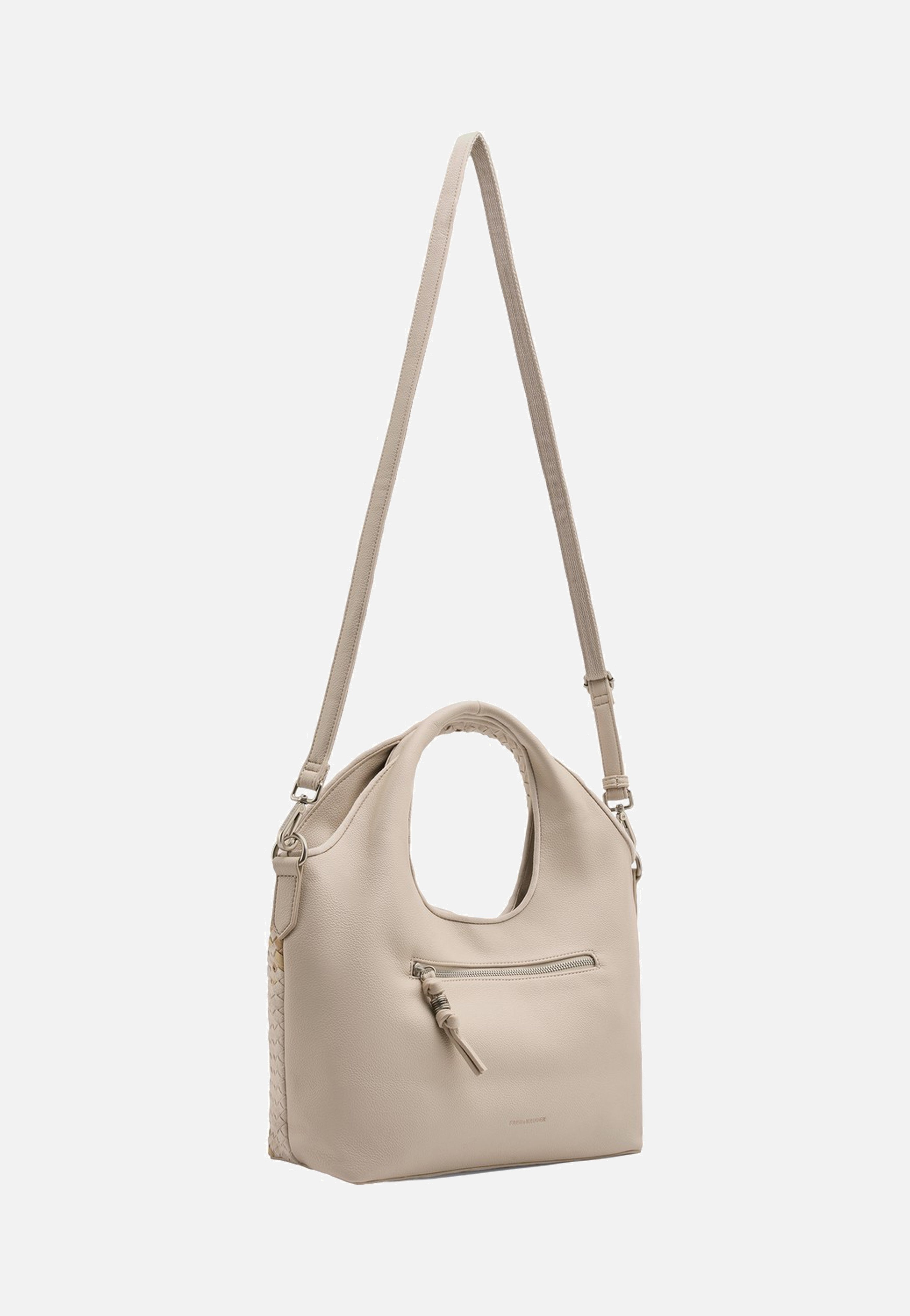 Fredsbruder Happy Weave Handbag Nature Handle Bag