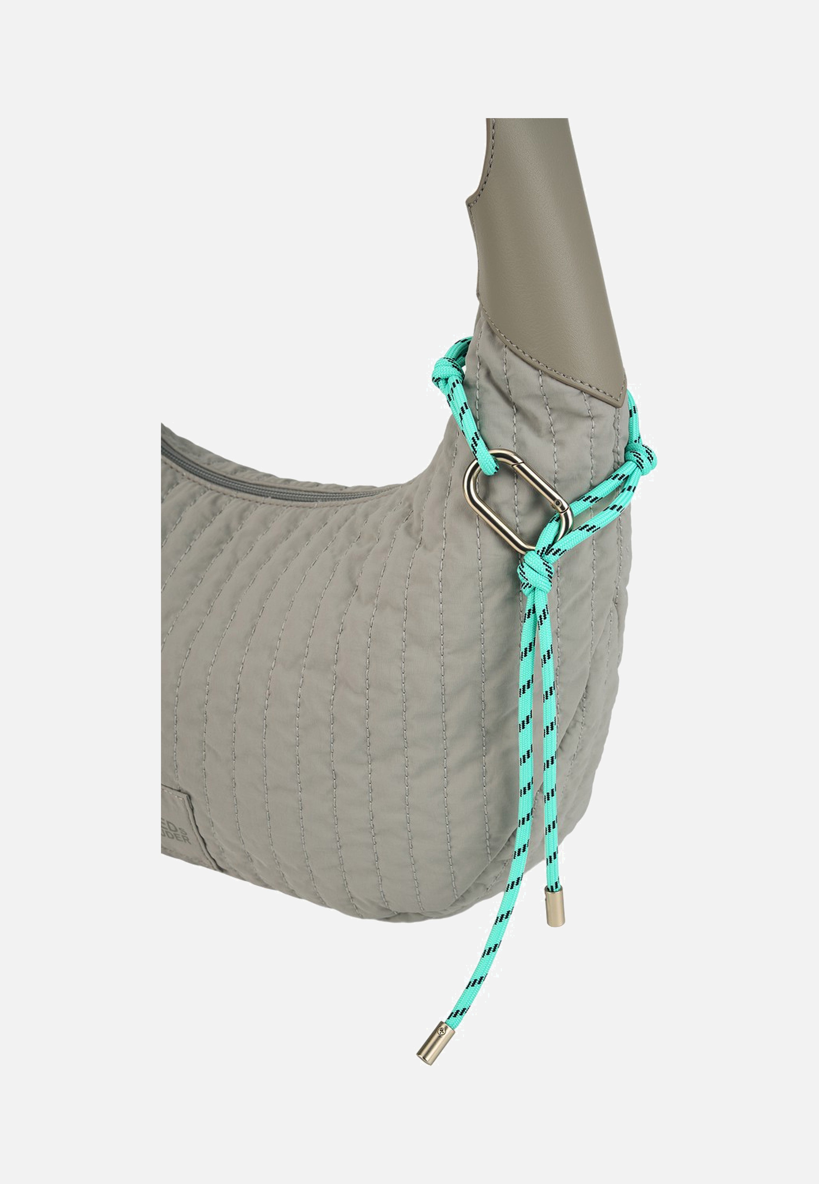 Fredsbruder Just Flow Round Hobo Light Grey Hobo Bag