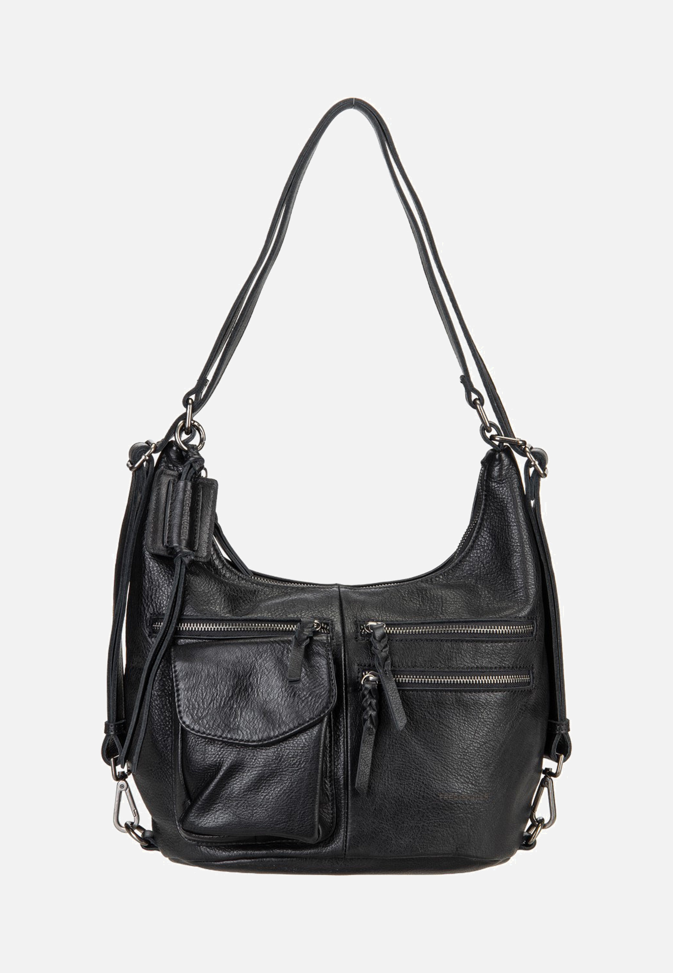 Fredsbruder My Forever Friend Multi 3882 Black Hobo Bag