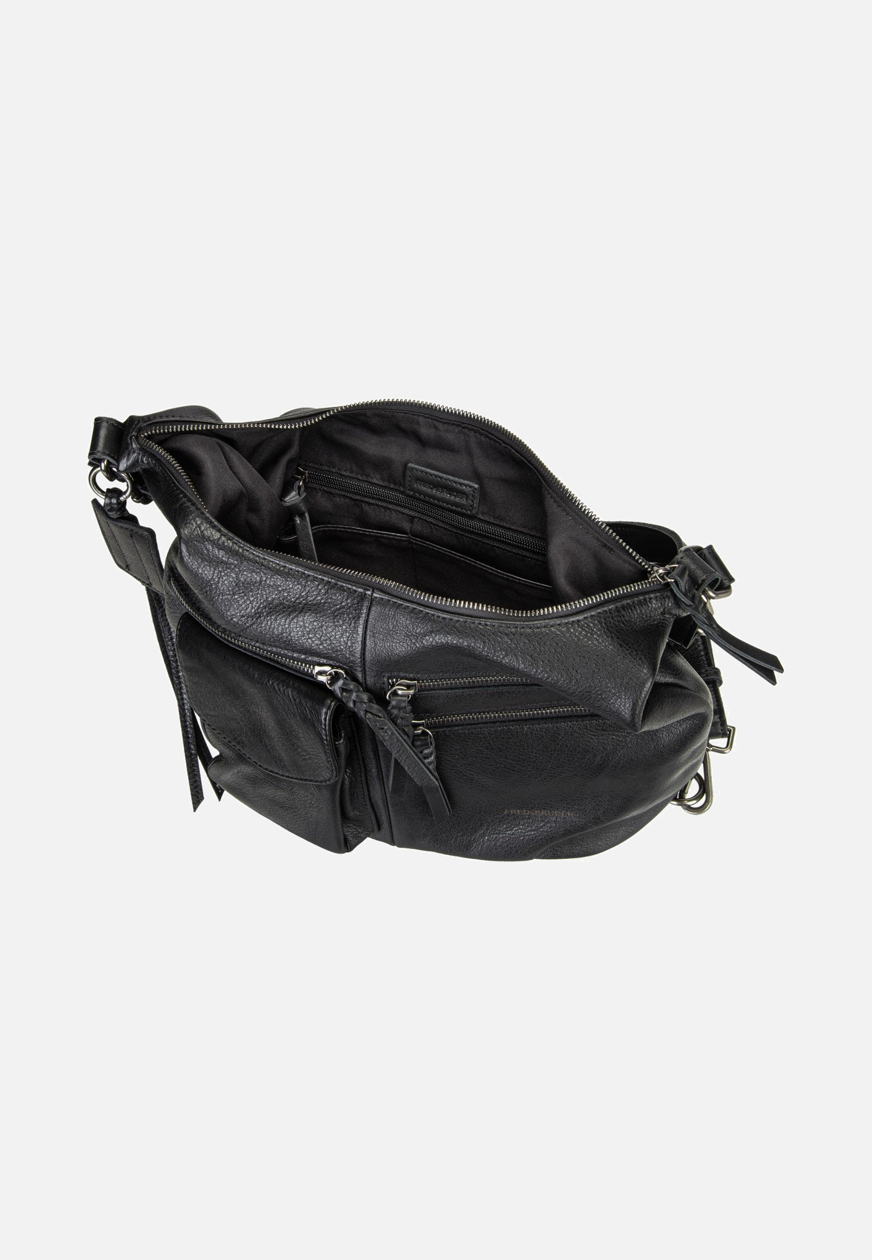 Fredsbruder My Forever Friend Multi 3882 Black Hobo Bag