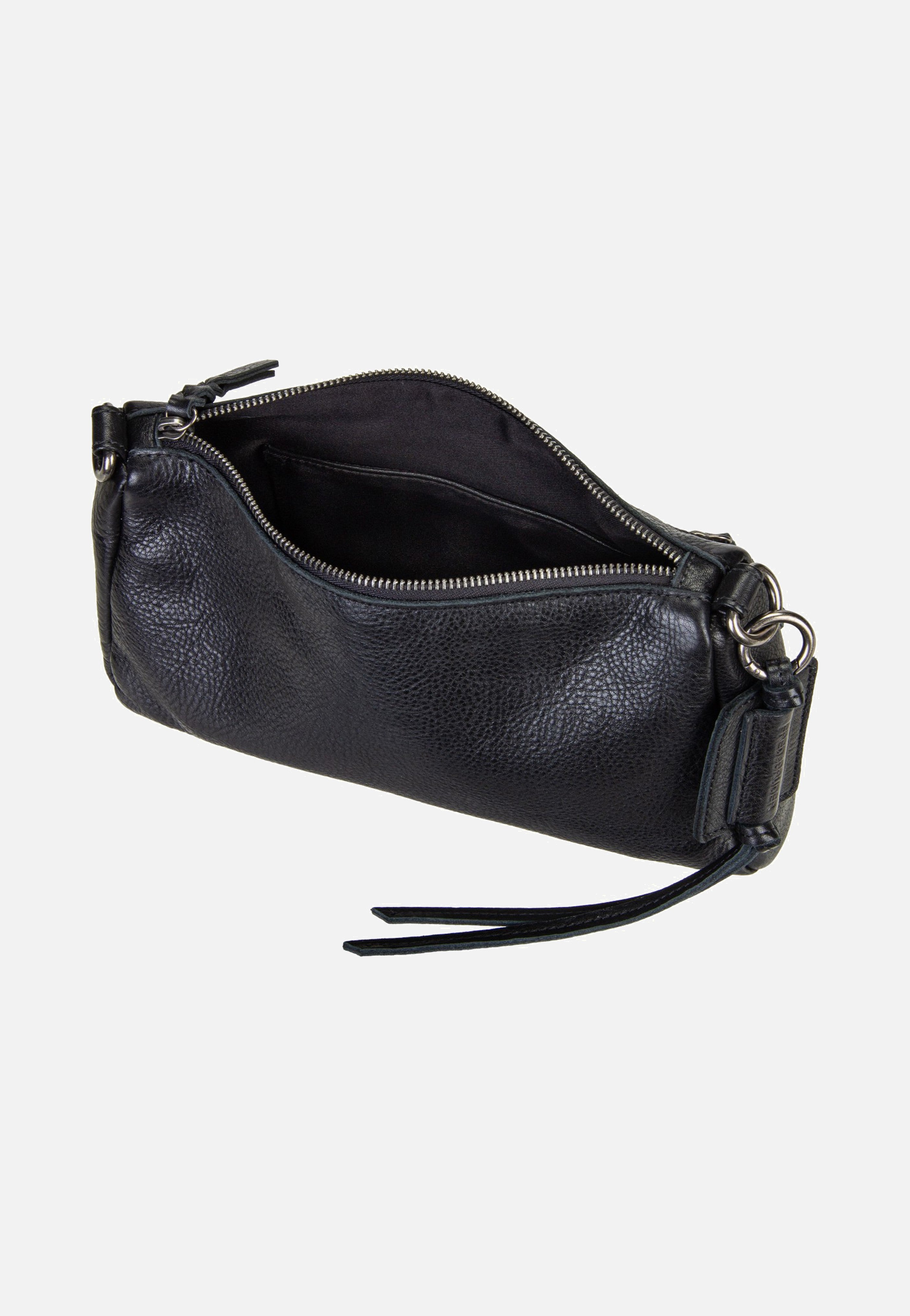 Fredsbruder My Forever Friend Zipper Black Crossbody Bag