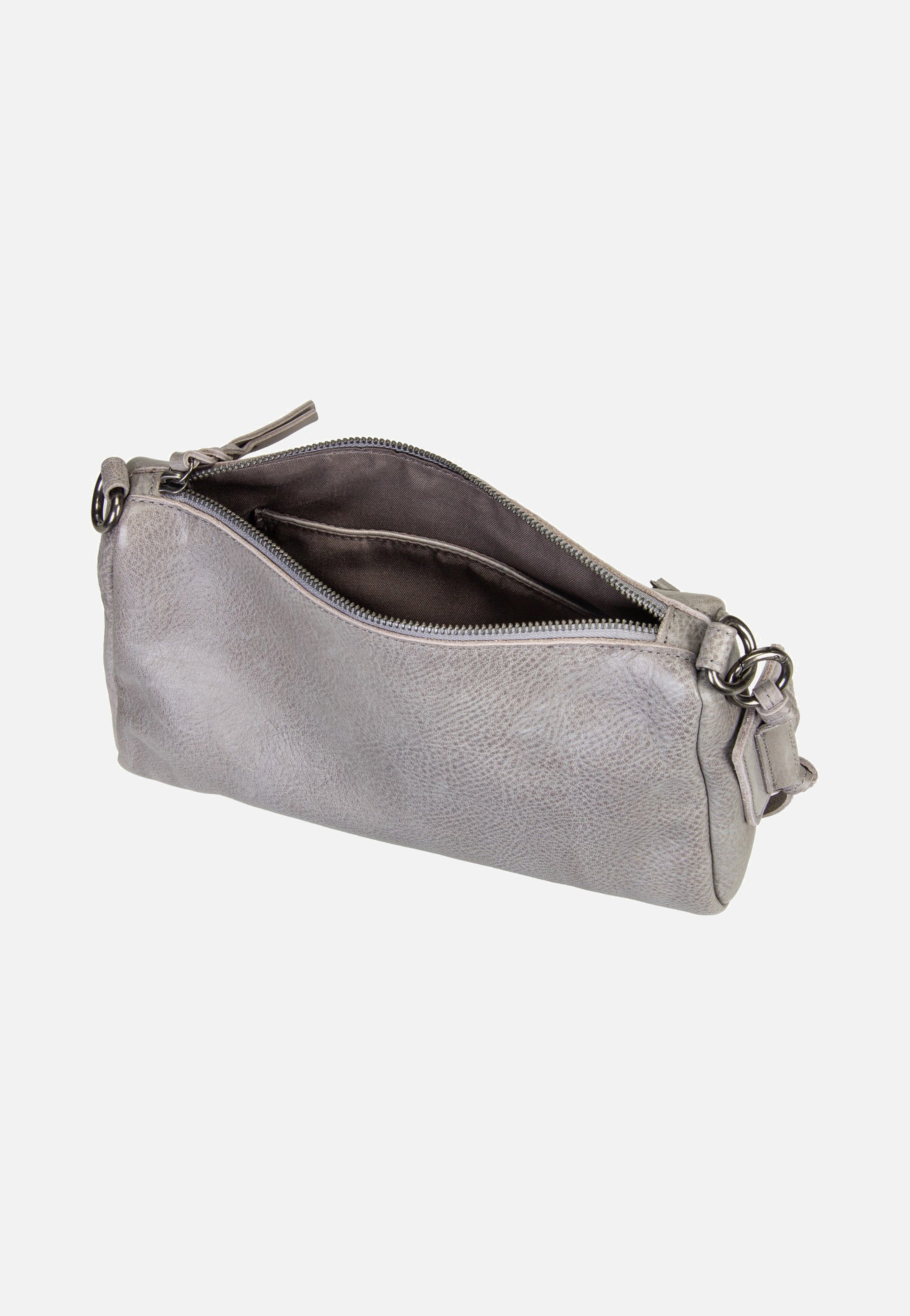 Fredsbruder My Forever Friend Zipper Grey Crossbody Bag