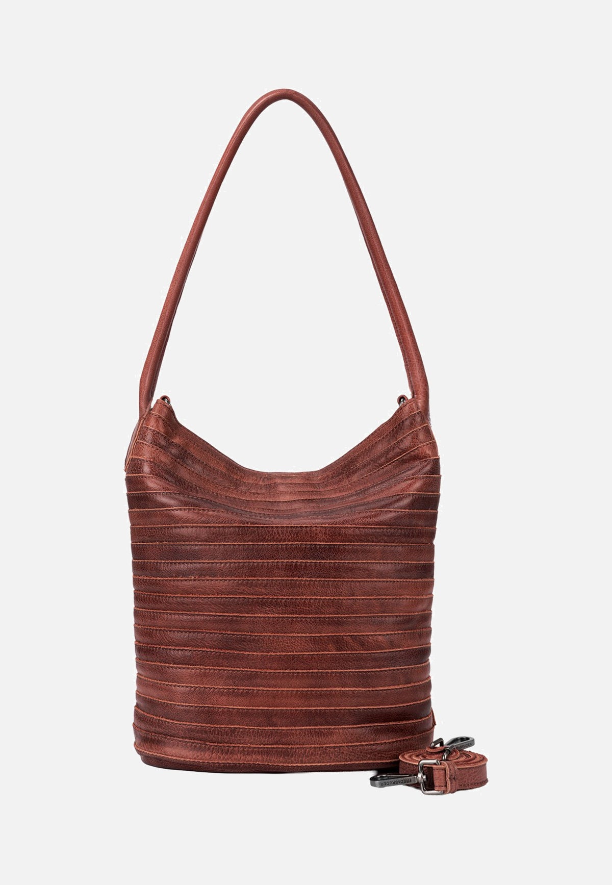 Fredsbruder My Love Bucket Hobo Burned Sandalwood Bolso Hobo