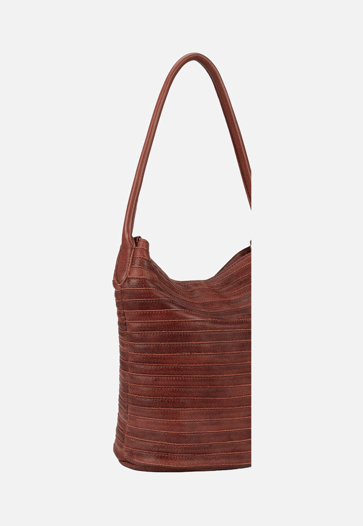 Fredsbruder My Love Bucket Hobo Burned Sandalwood Bolso Hobo