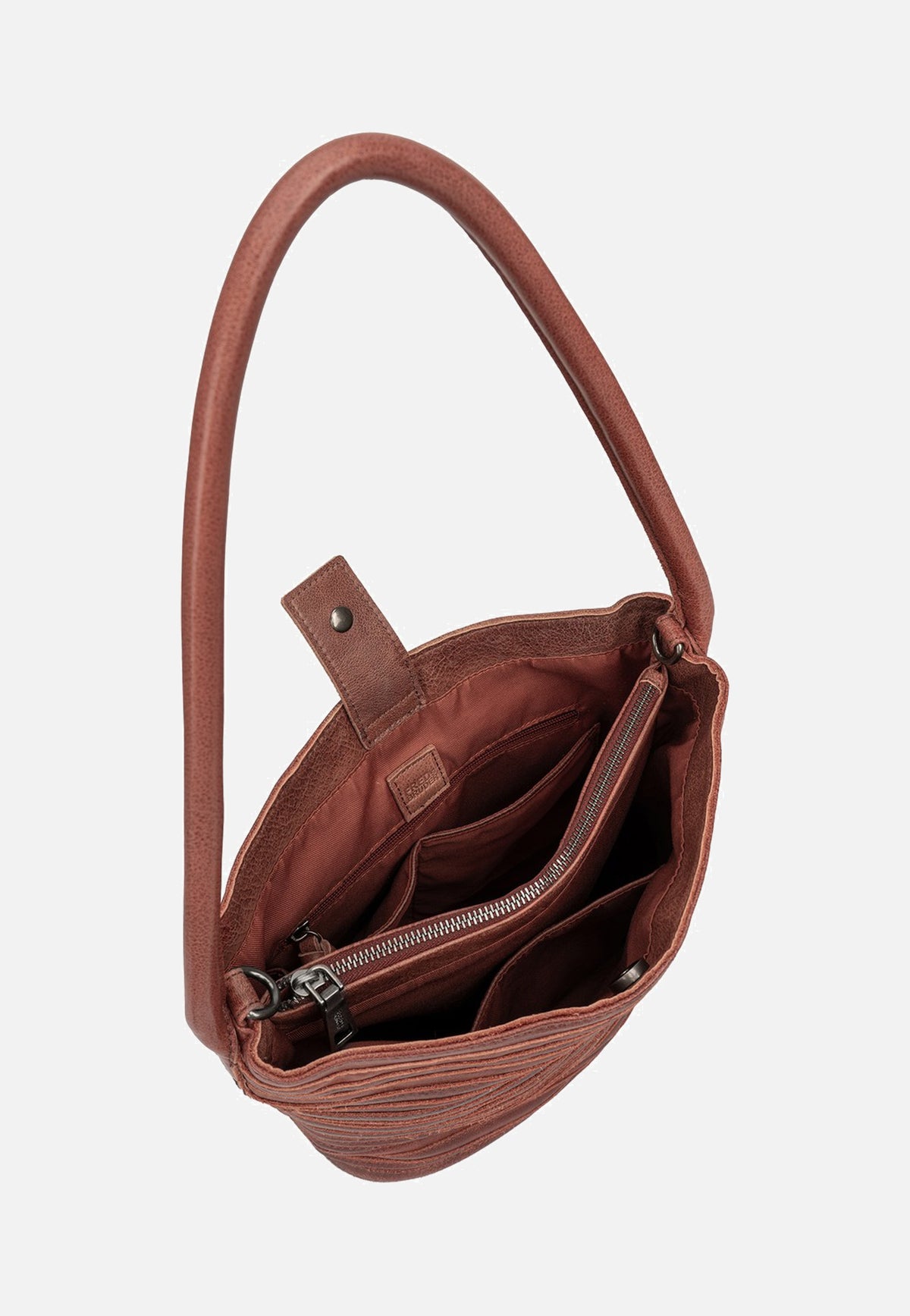 Fredsbruder My Love Bucket Hobo Burned Sandalwood Bolso Hobo