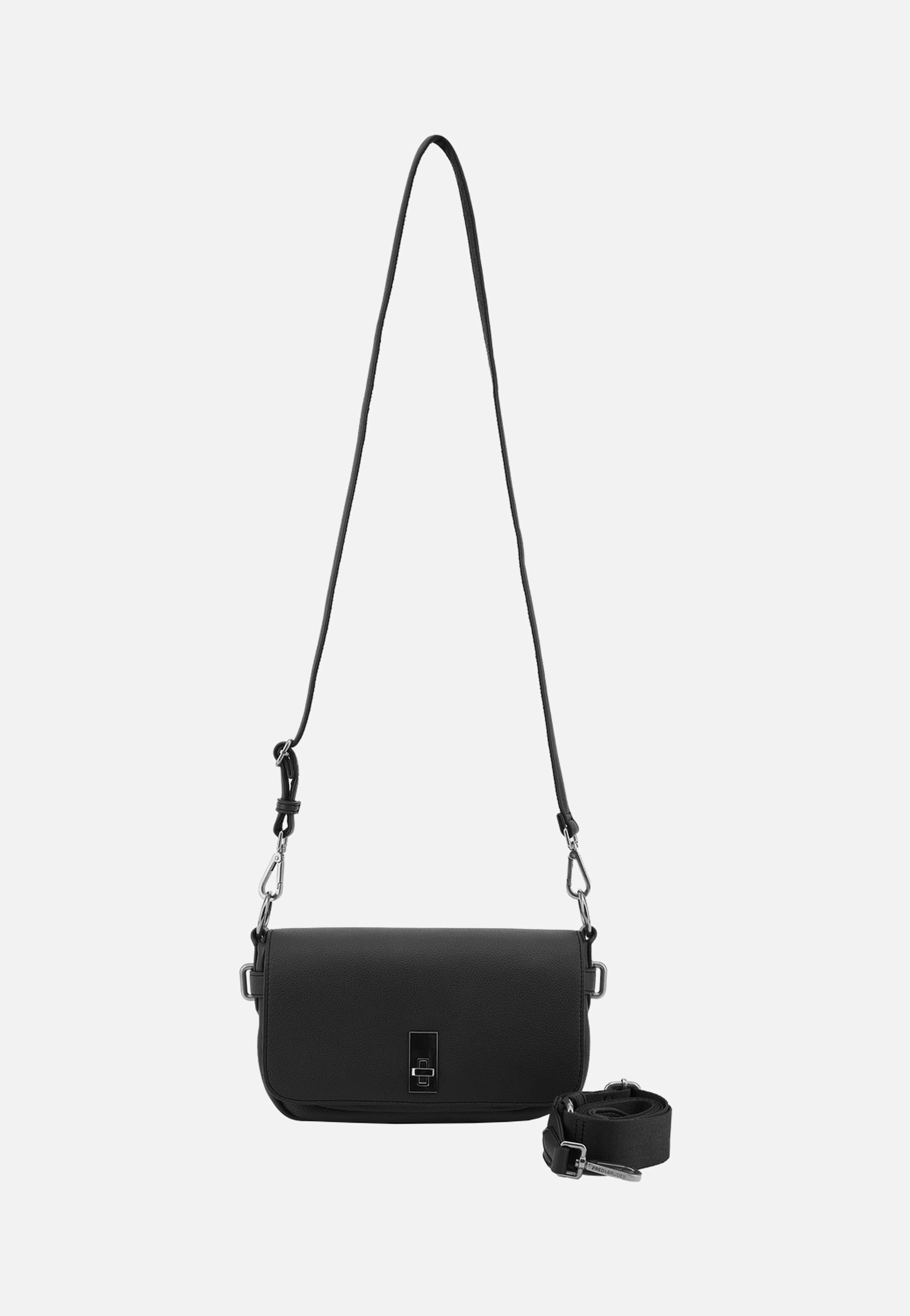 Fredsbruder - My Bestie Crossbag With Flap Black - Crossbody Bag | Women-Image