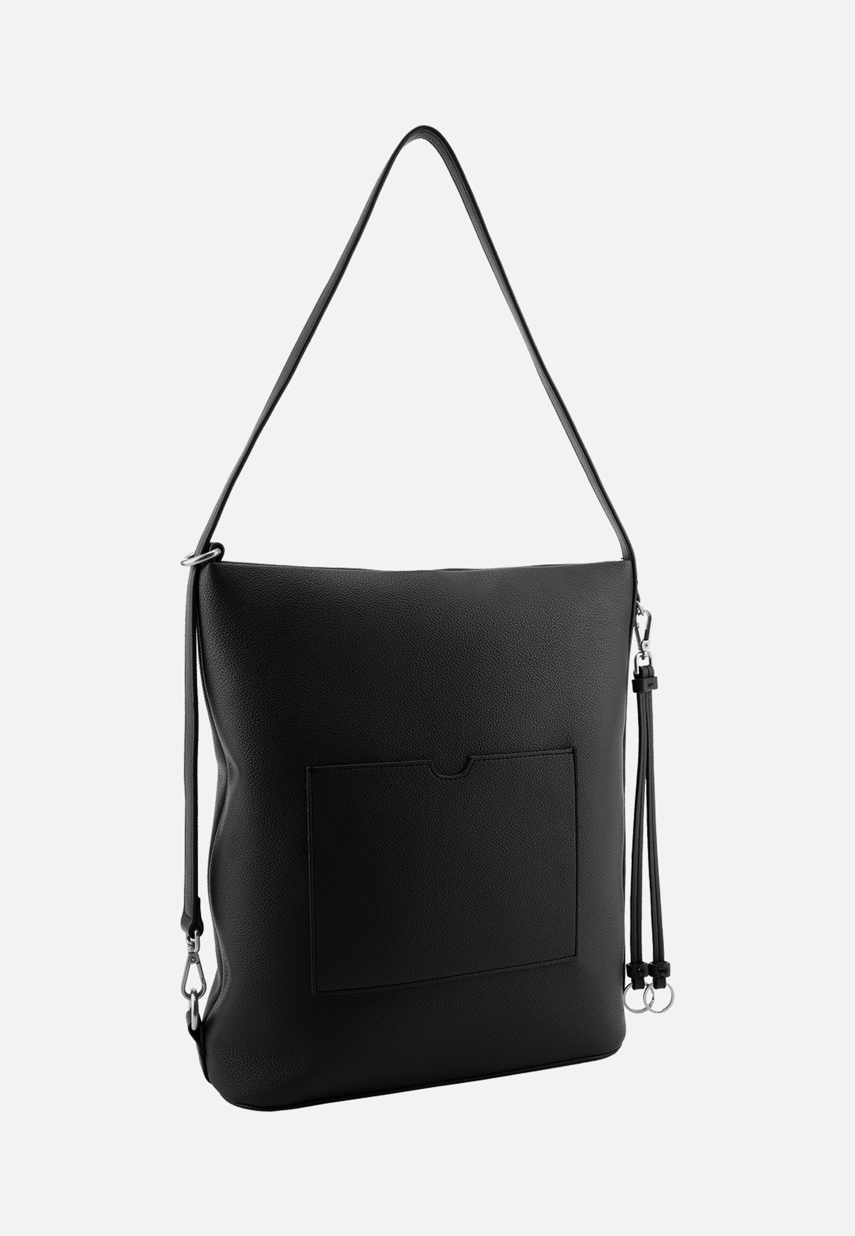 Fredsbruder - My Bestie Upright Hobo Black - Hobo Bag | Women-Image