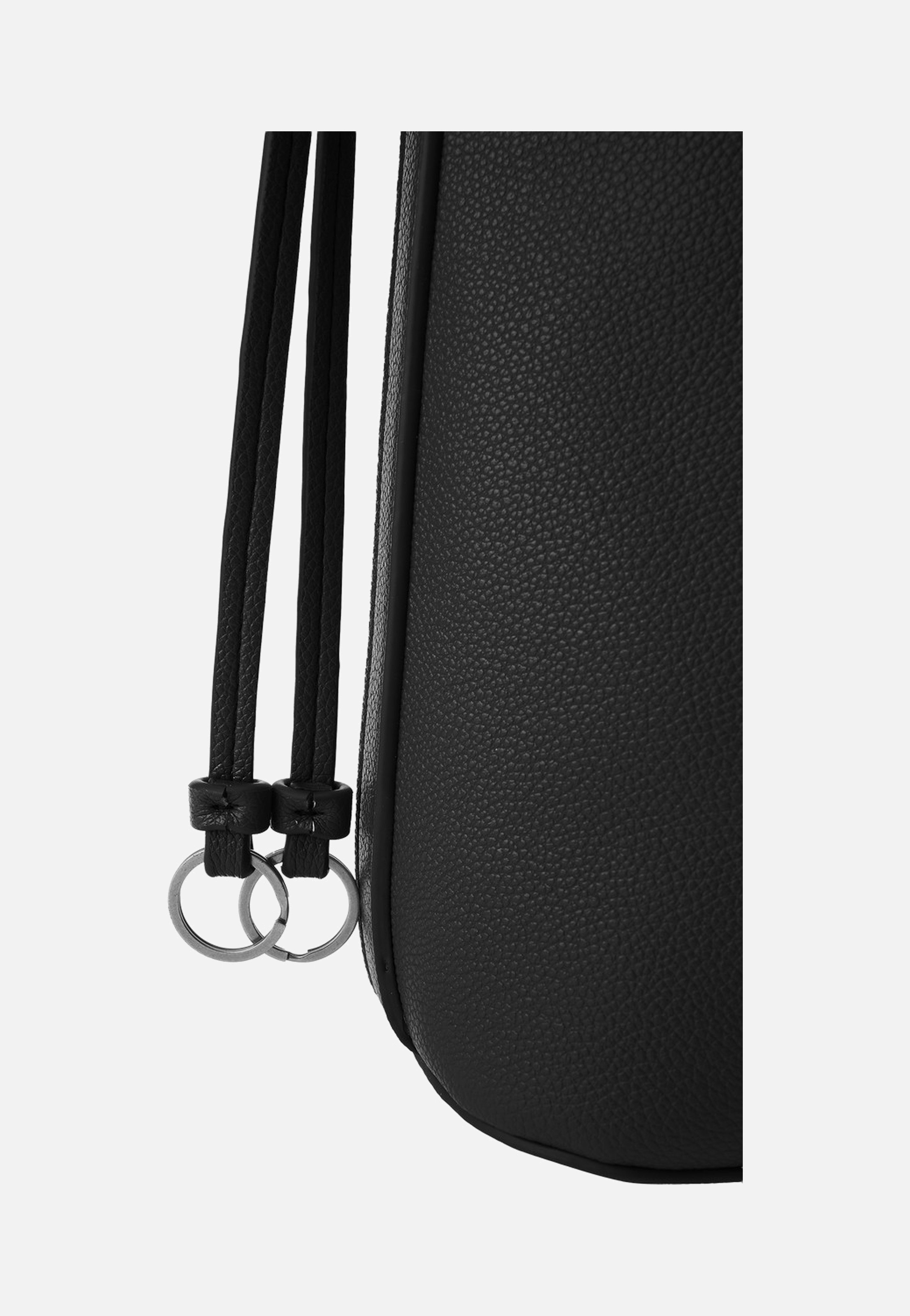 Fredsbruder - My Bestie Upright Hobo Black - Hobo Bag | Women-Image