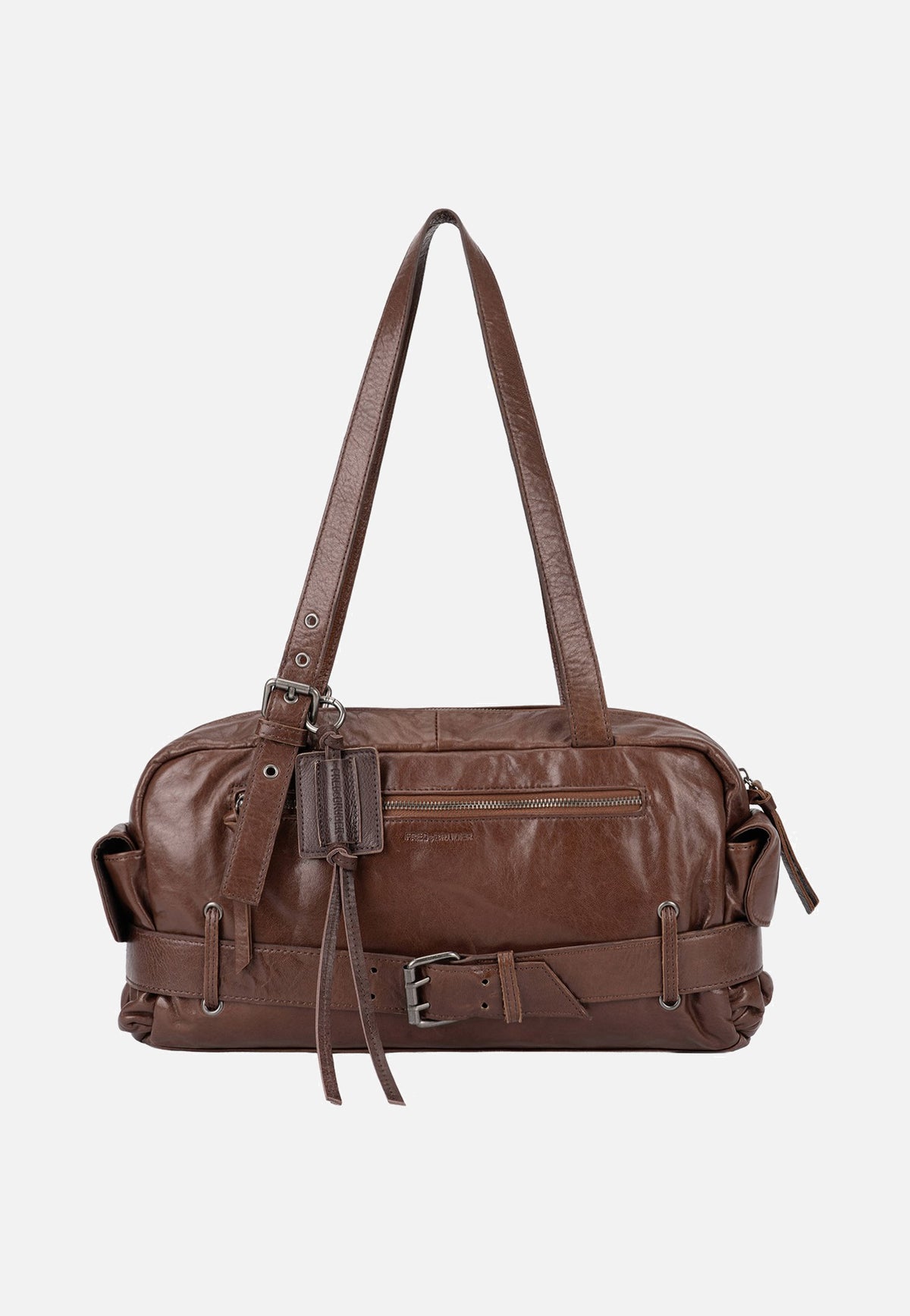 Fredsbruder Perferctly Imperfect Handbag Dark Caramel Shoulder Bag