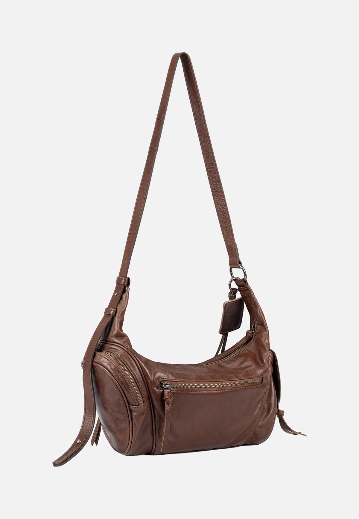 Fredsbruder Perferctly Imperfect Shoulderbag Dark Caramel Sac à bandoulière