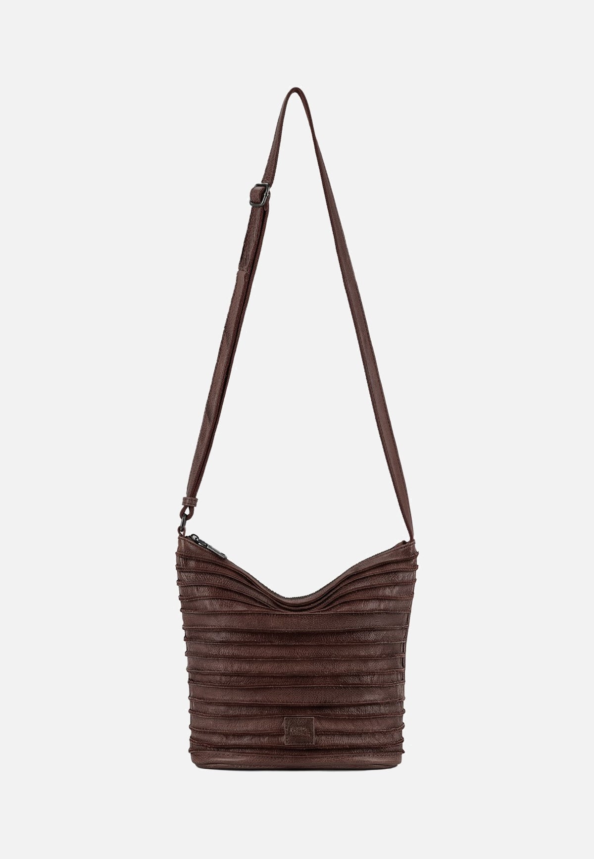 Fredsbruder Riffelinchen 927R Dark Choco Brown Bolso bandolera